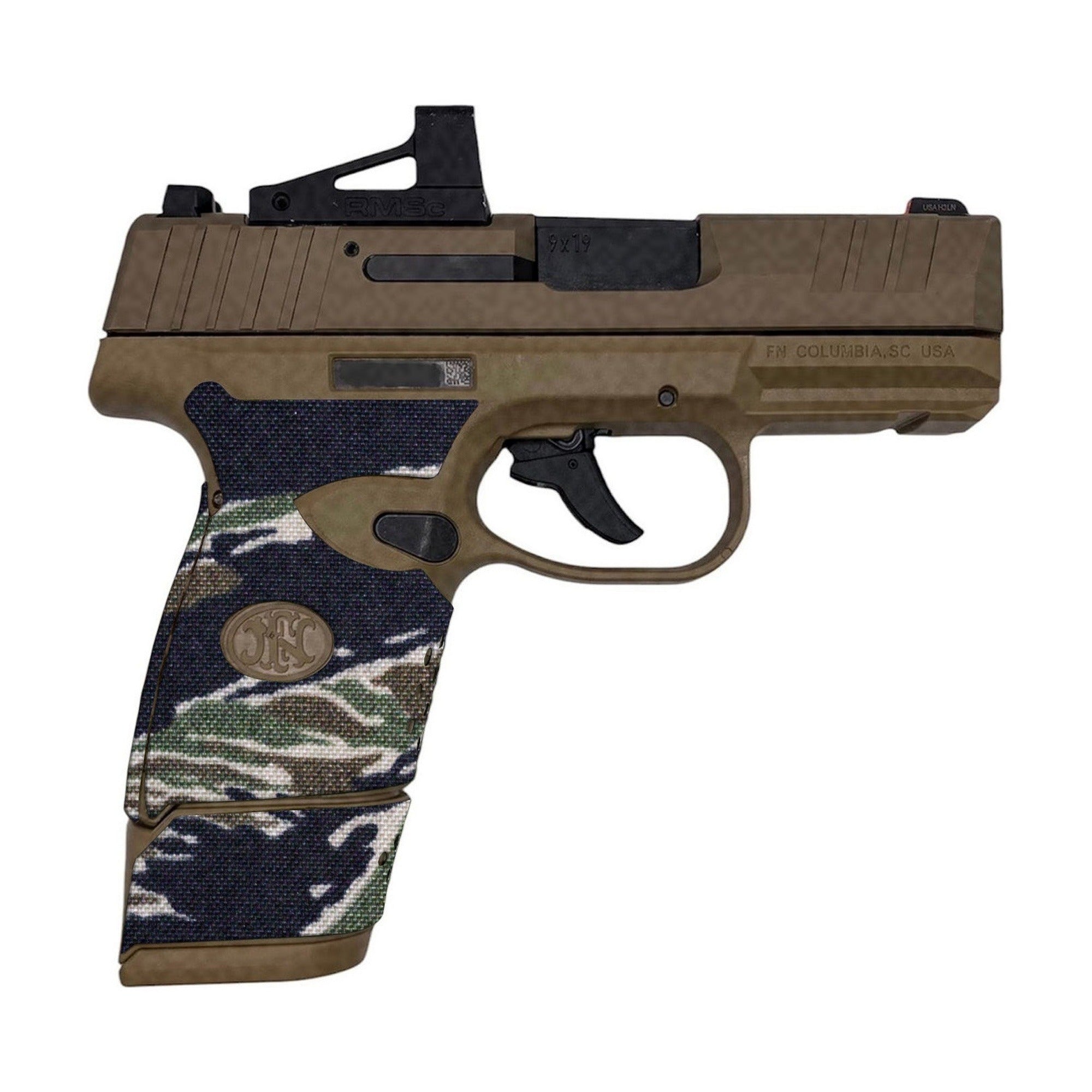 FN REFLEX Cordura grip wrap, Tiger Stripe (Green/Black)