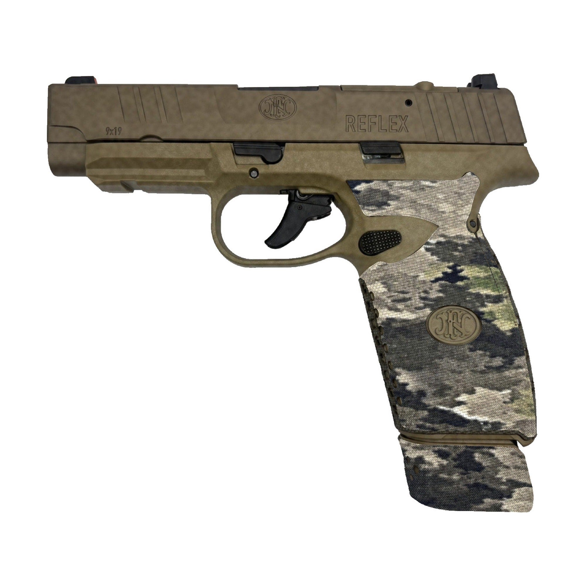 FN REFLEX XL Cordura grip wrap, A-TACS iX
