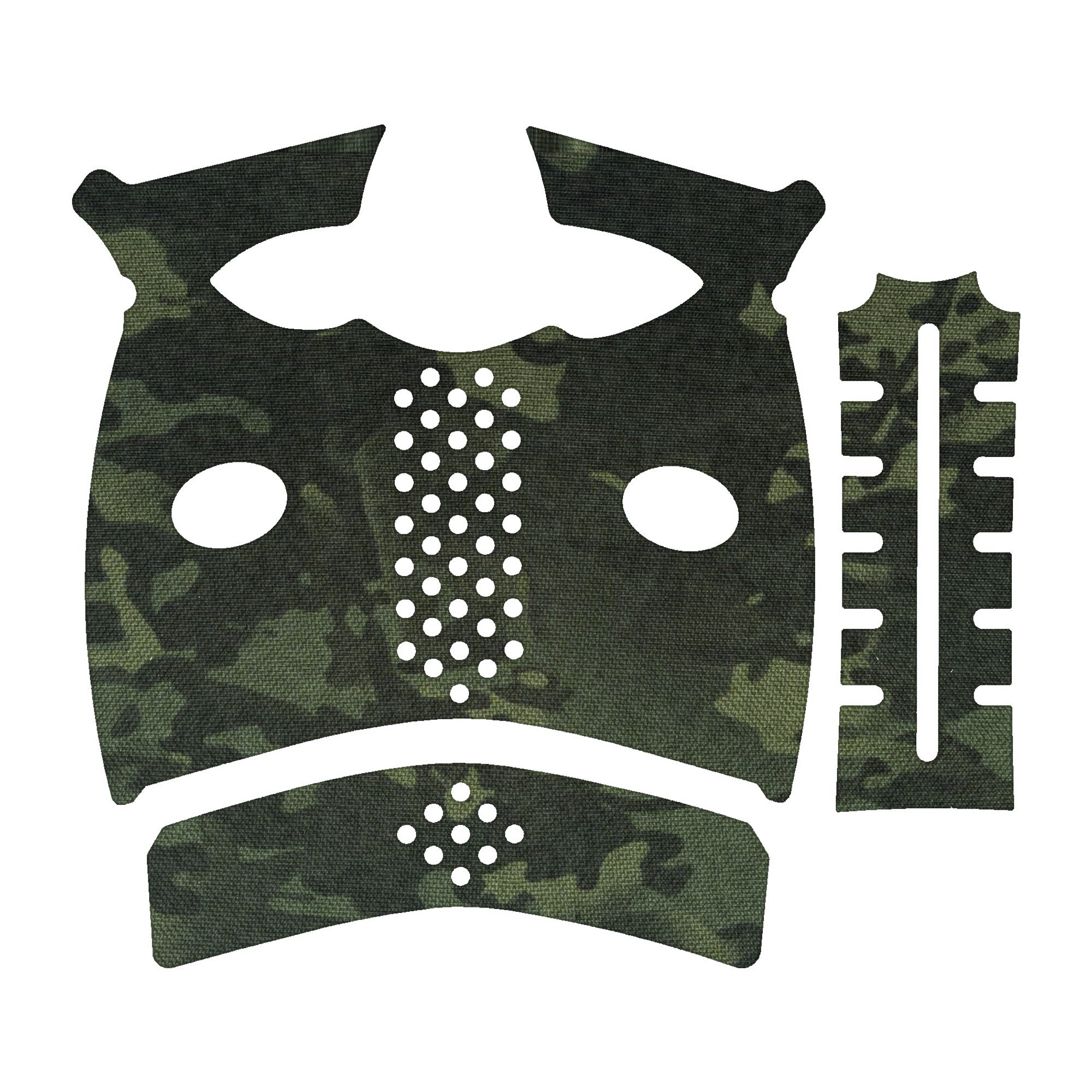 FN REFLEX XL grip wrap kit outline, MultiCam Black