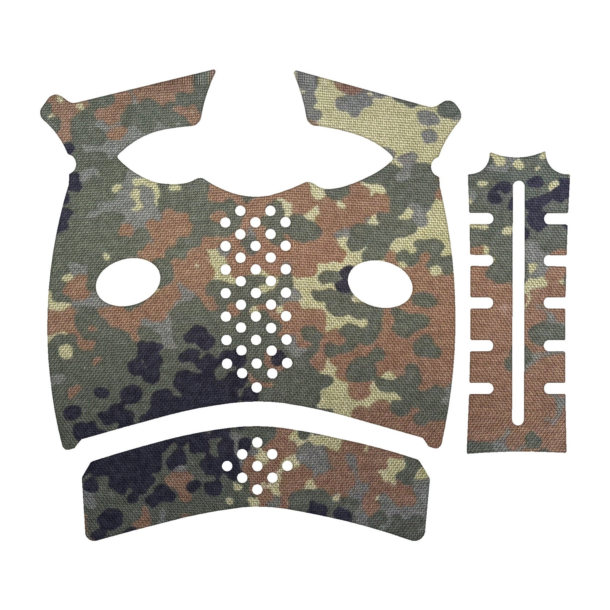 FN REFLEX XL grip wrap kit outline, Flecktarn