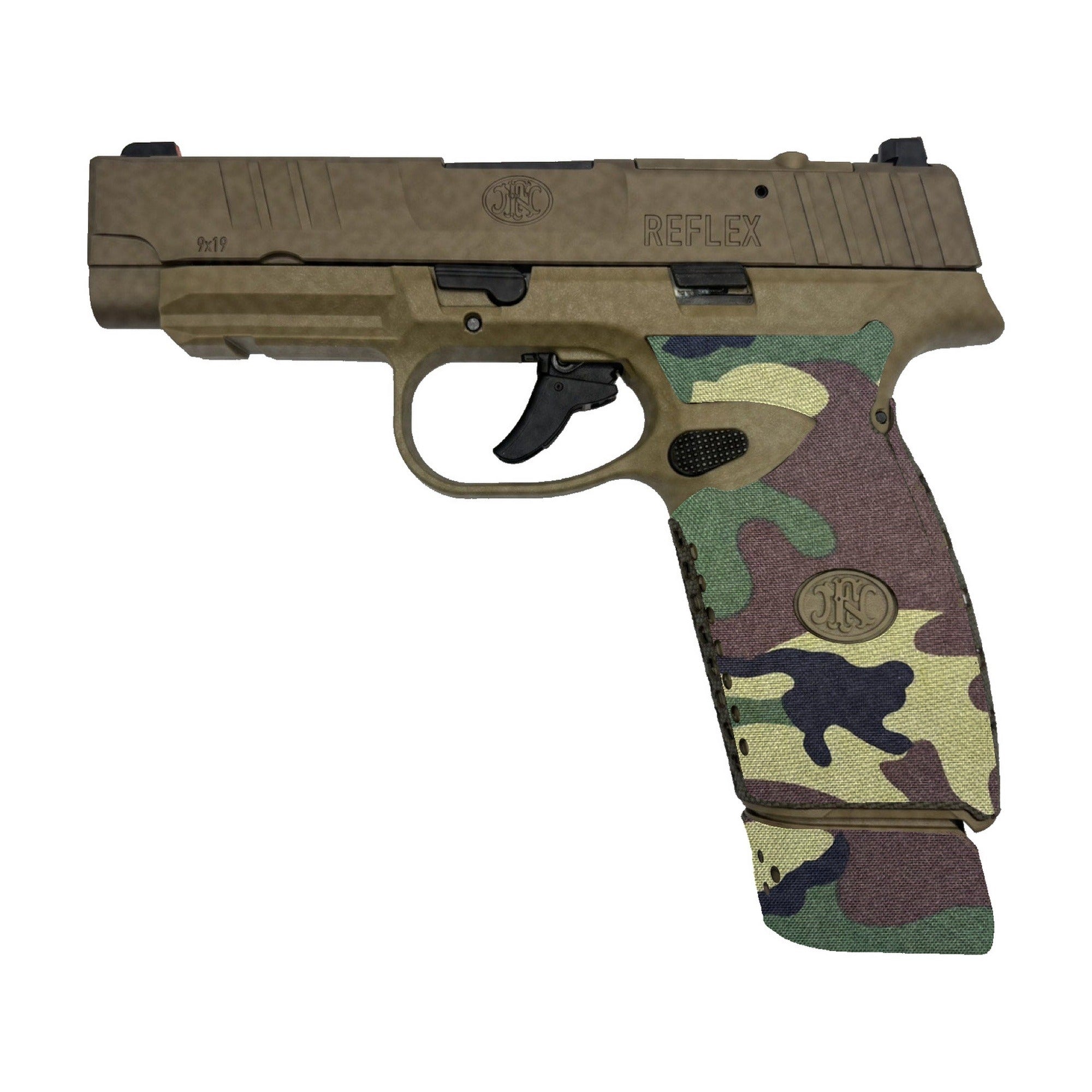 FN REFLEX XL Cordura grip wrap, M81 Woodland