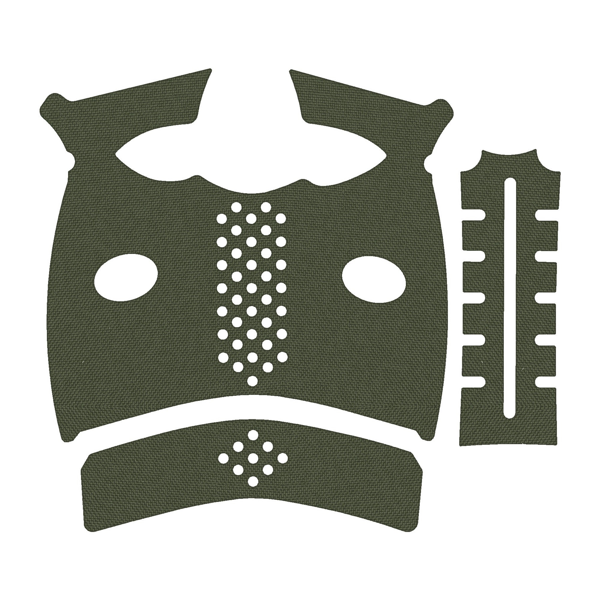 FN REFLEX XL grip wrap kit outline, OD Green