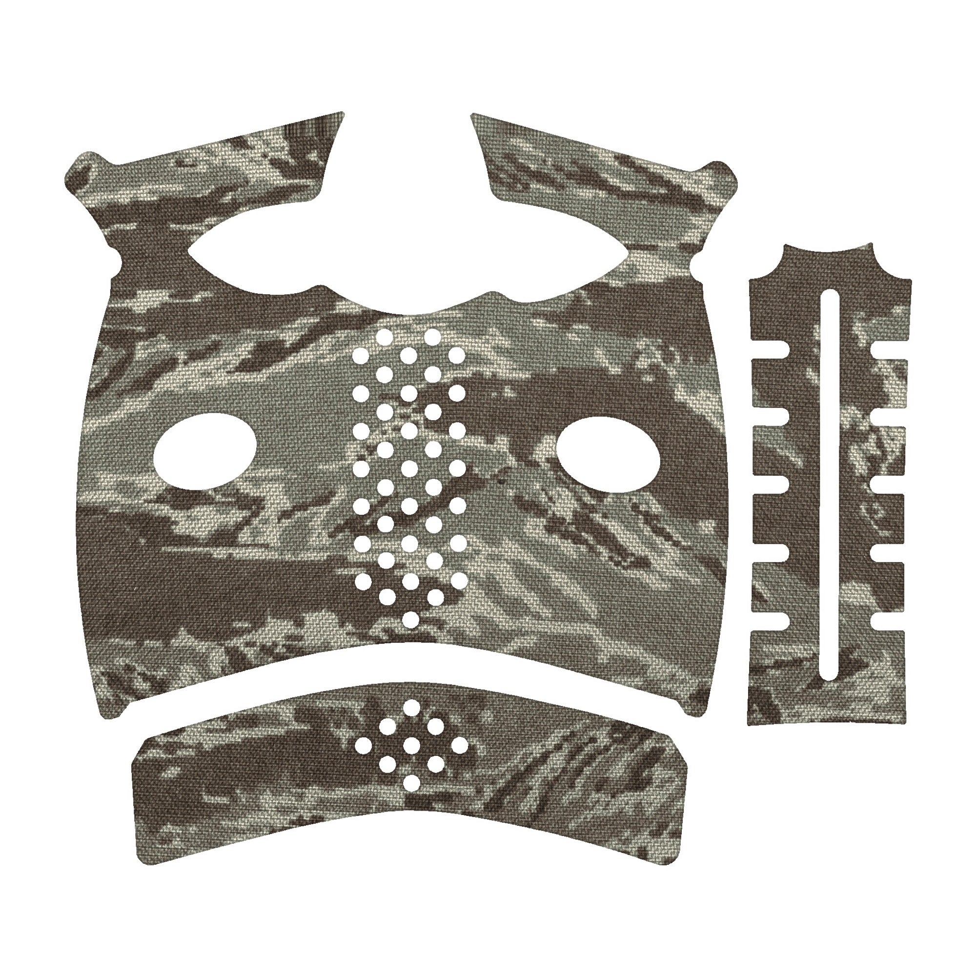 FN REFLEX XL grip wrap kit outline, Tiger Stripe (ABU)