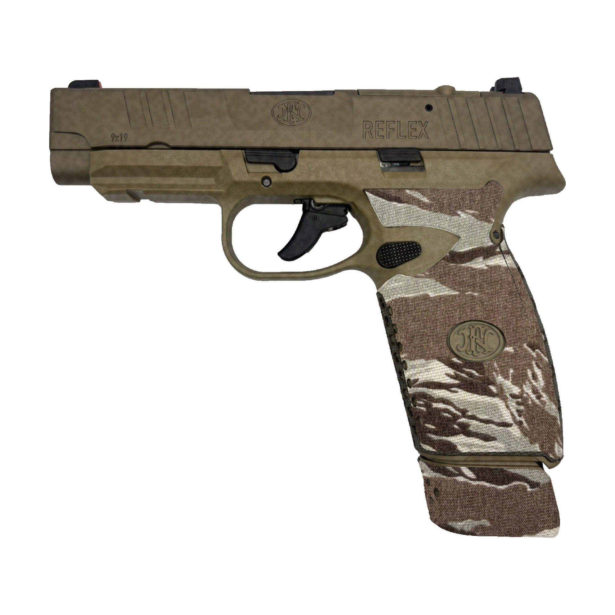 FN REFLEX XL Cordura grip wrap, Tiger Stripe (Desert)