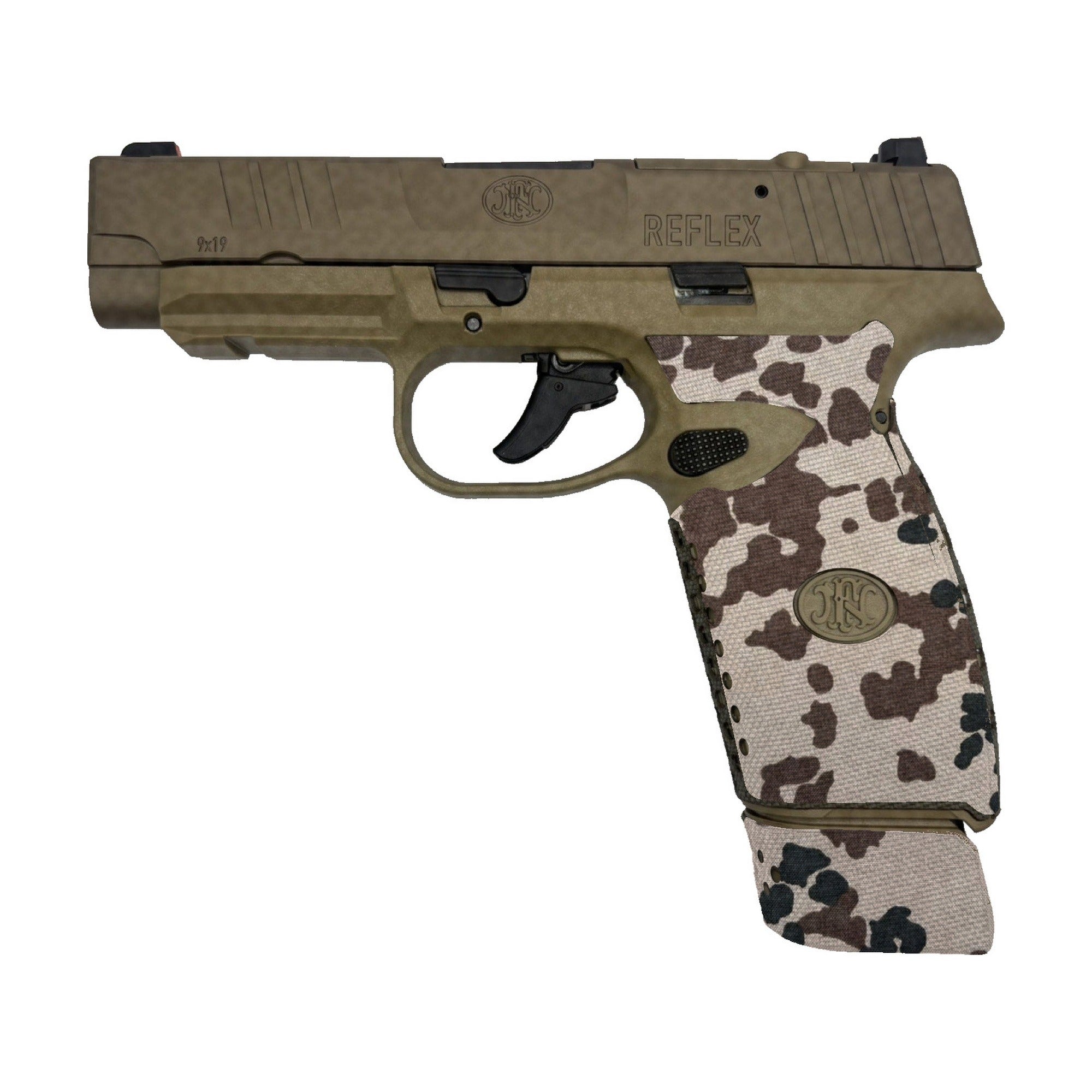 FN REFLEX XL Cordura grip wrap, Tropentarn