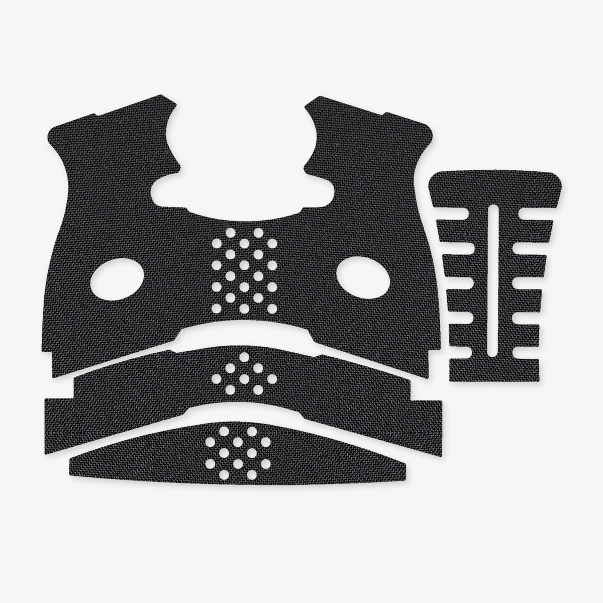 Grip Kit for FNS 9/40C - die-cut Cordura 1000D kit pieces in Black - Combat Textiles