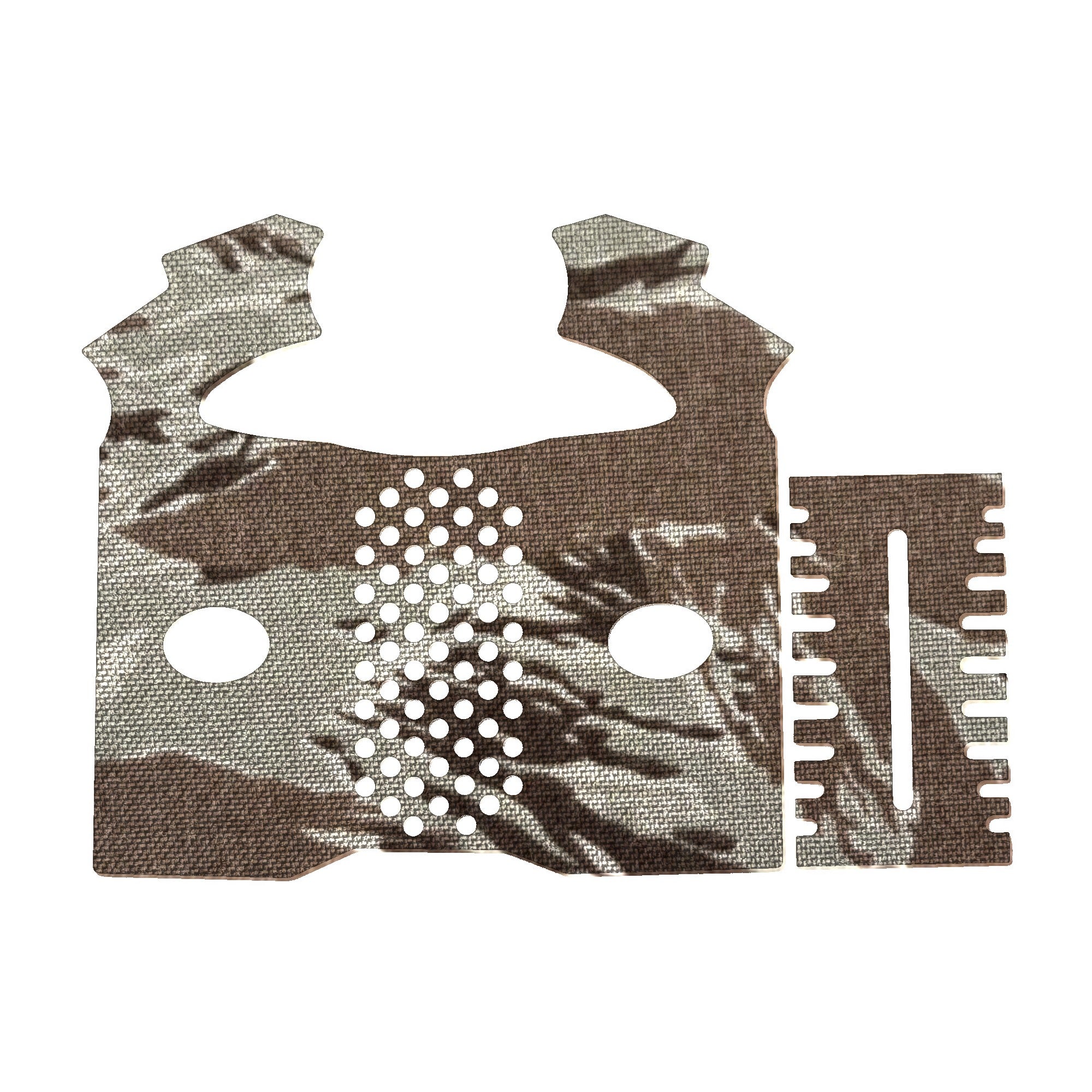 FNX 45 grip wrap kit outline, Tiger Stripe (Desert)