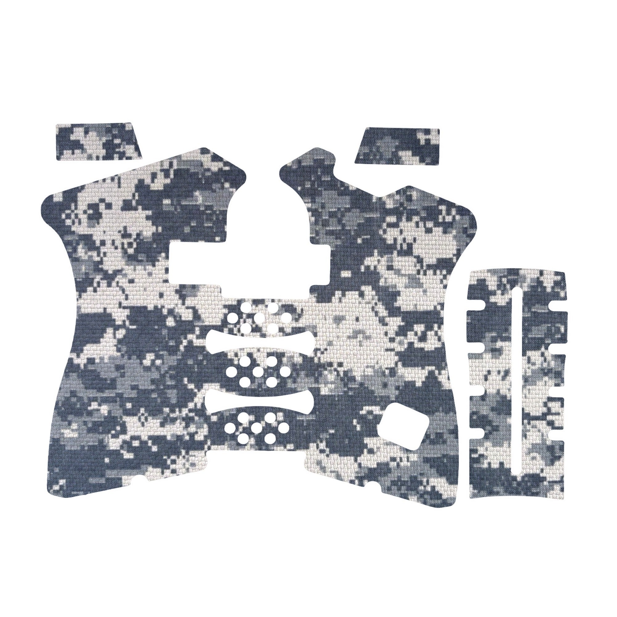 GLOCK G19/G23/G32 Pistols grip wrap kit outline, ACU (Gen3)