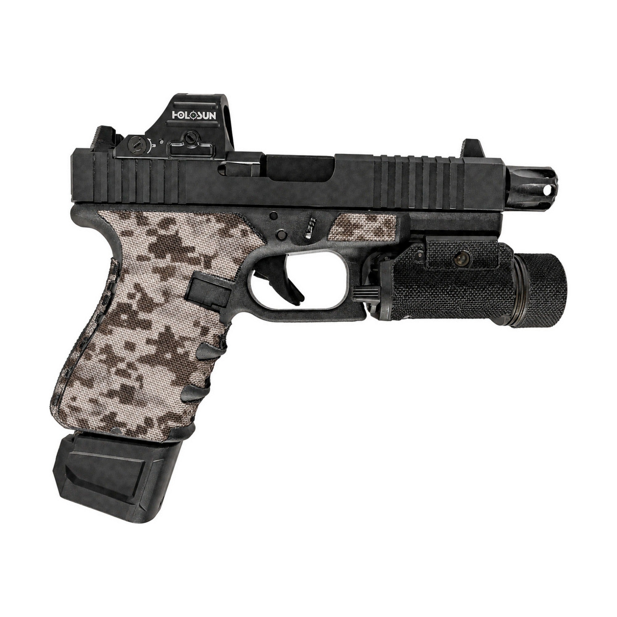 GLOCK G19/G23/G32 Pistols Cordura grip wrap, ACU (Desert) (Gen3)