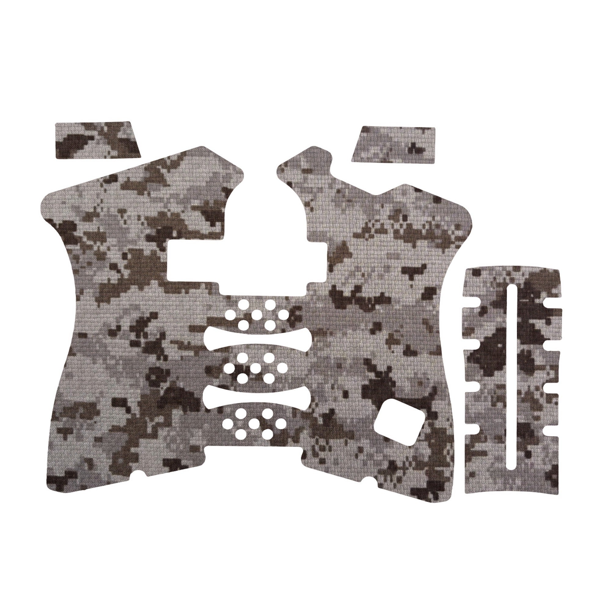 GLOCK G19/G23/G32 Pistols grip wrap kit outline, ACU (Desert) (Gen3)