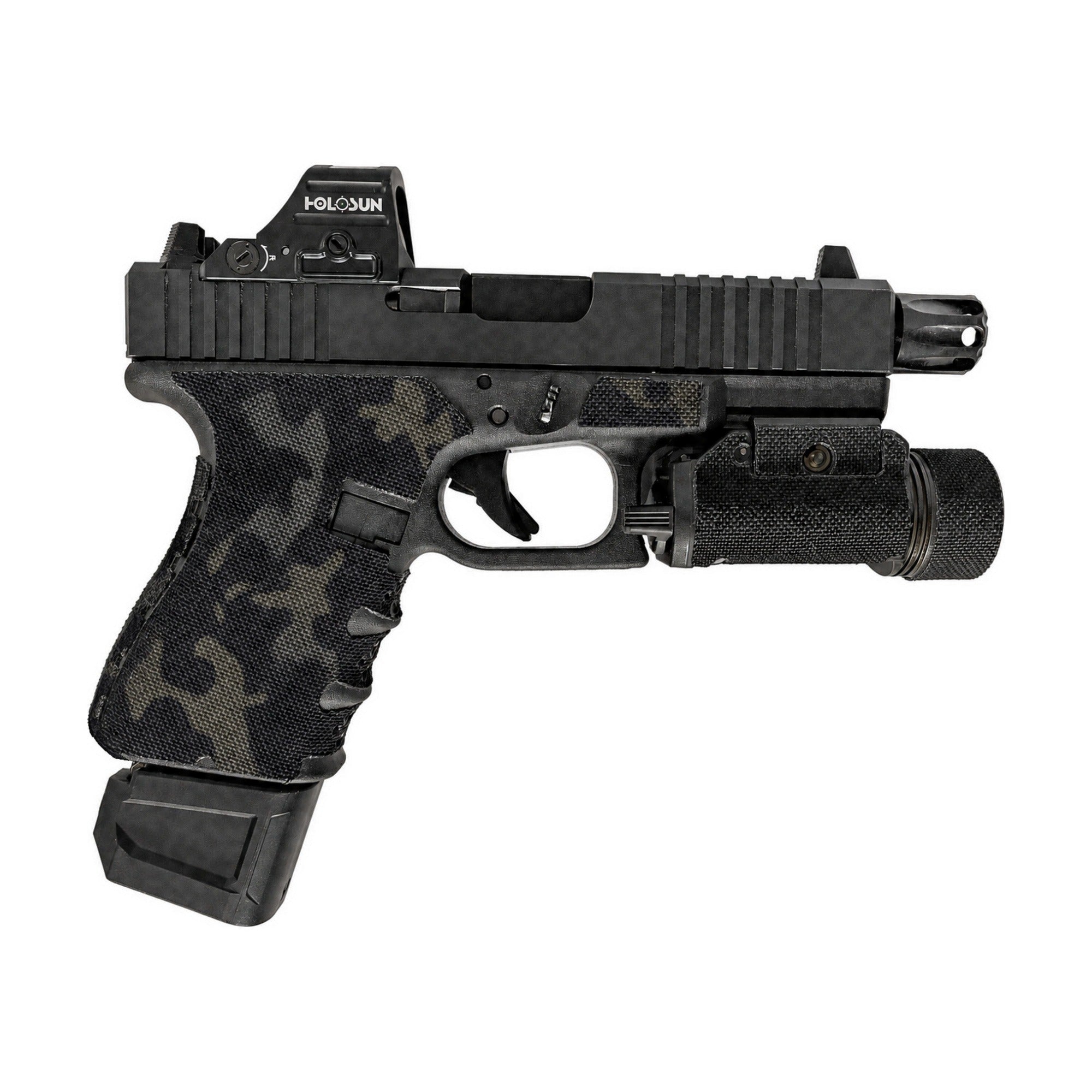 GLOCK G19/G23/G32 Pistols Cordura grip wrap, MultiCam Black (Gen3)