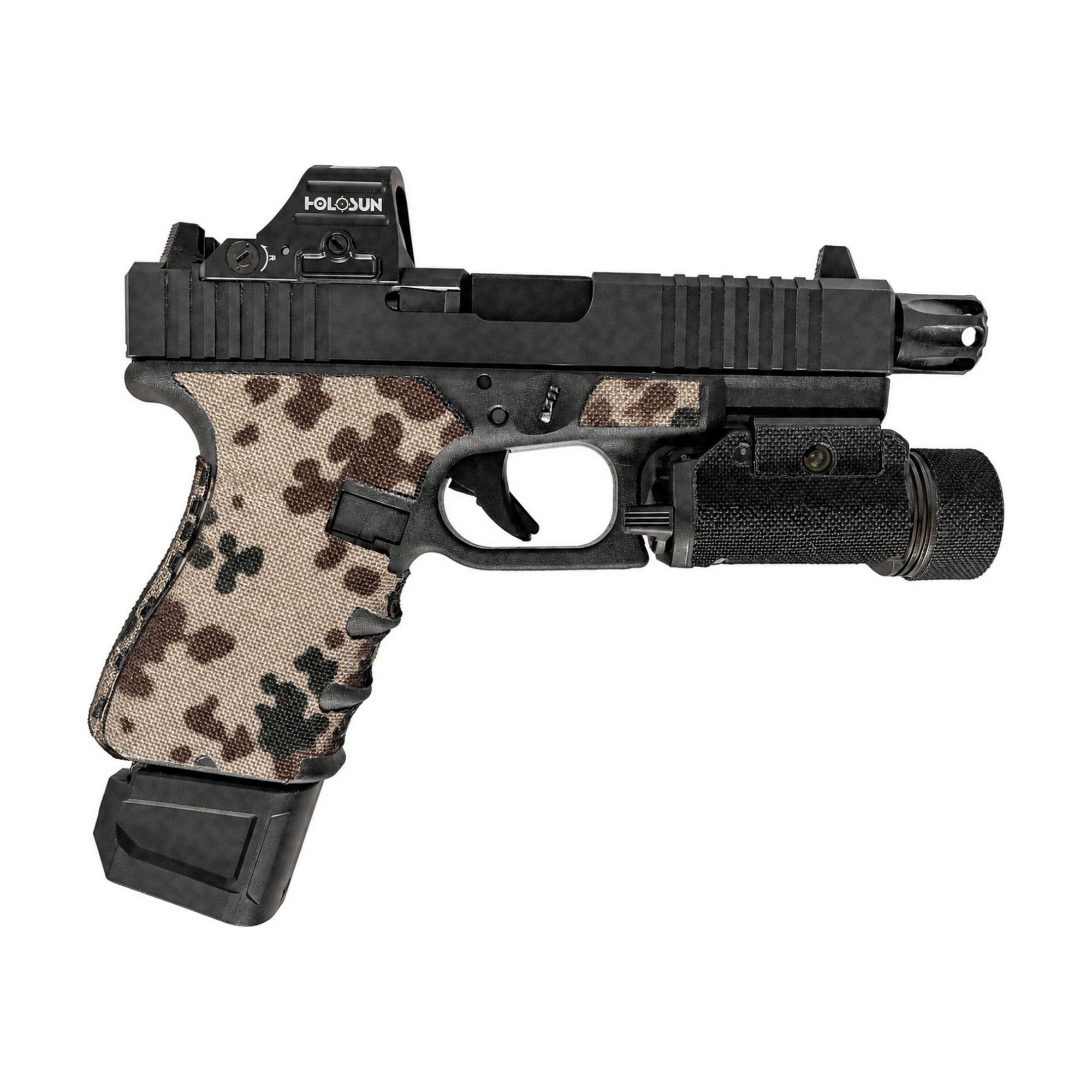 GLOCK G19/G23/G32 Pistols Cordura grip wrap, Tropentarn (Gen3)