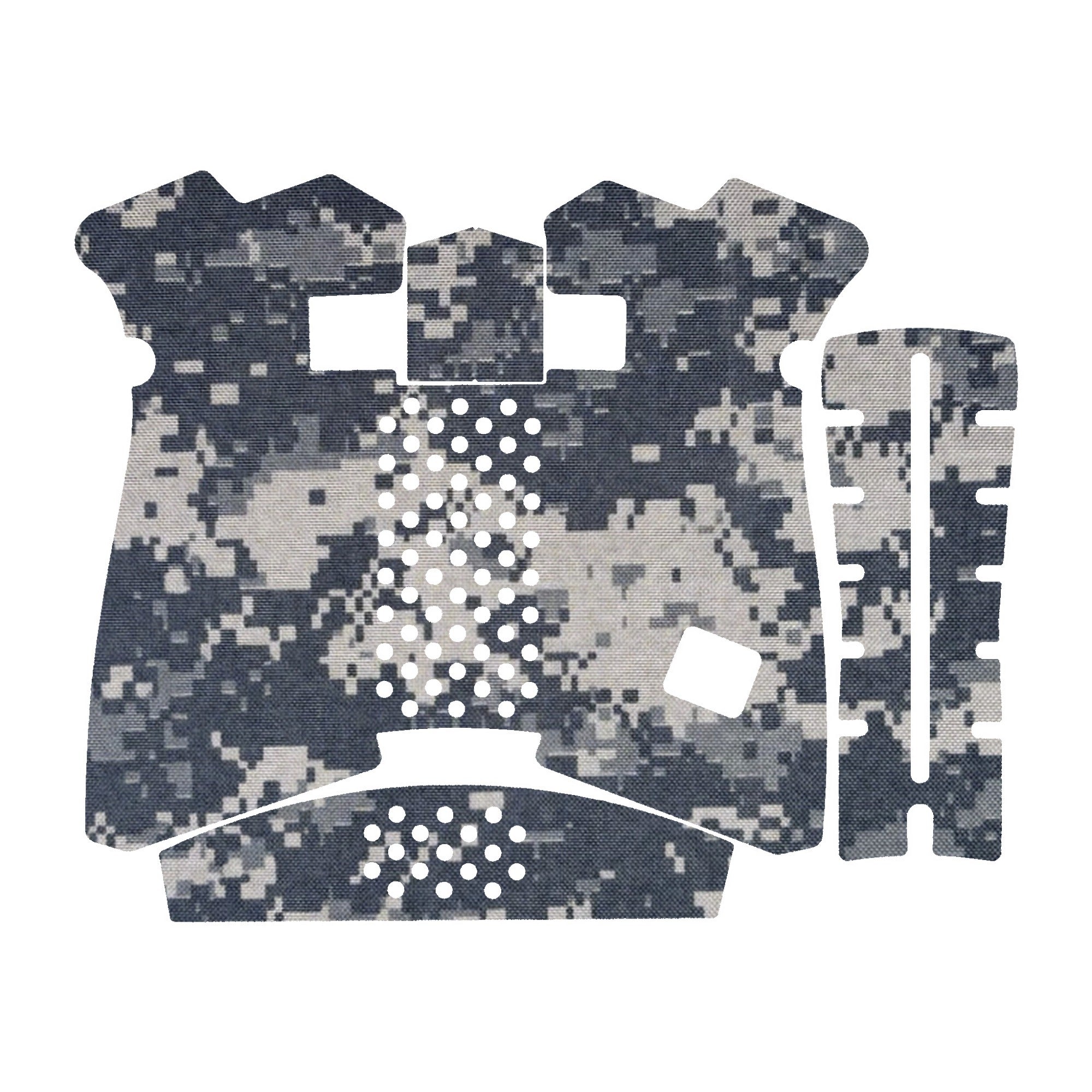 GLOCK G19X/G45/G47 Pistols grip wrap kit outline, ACU