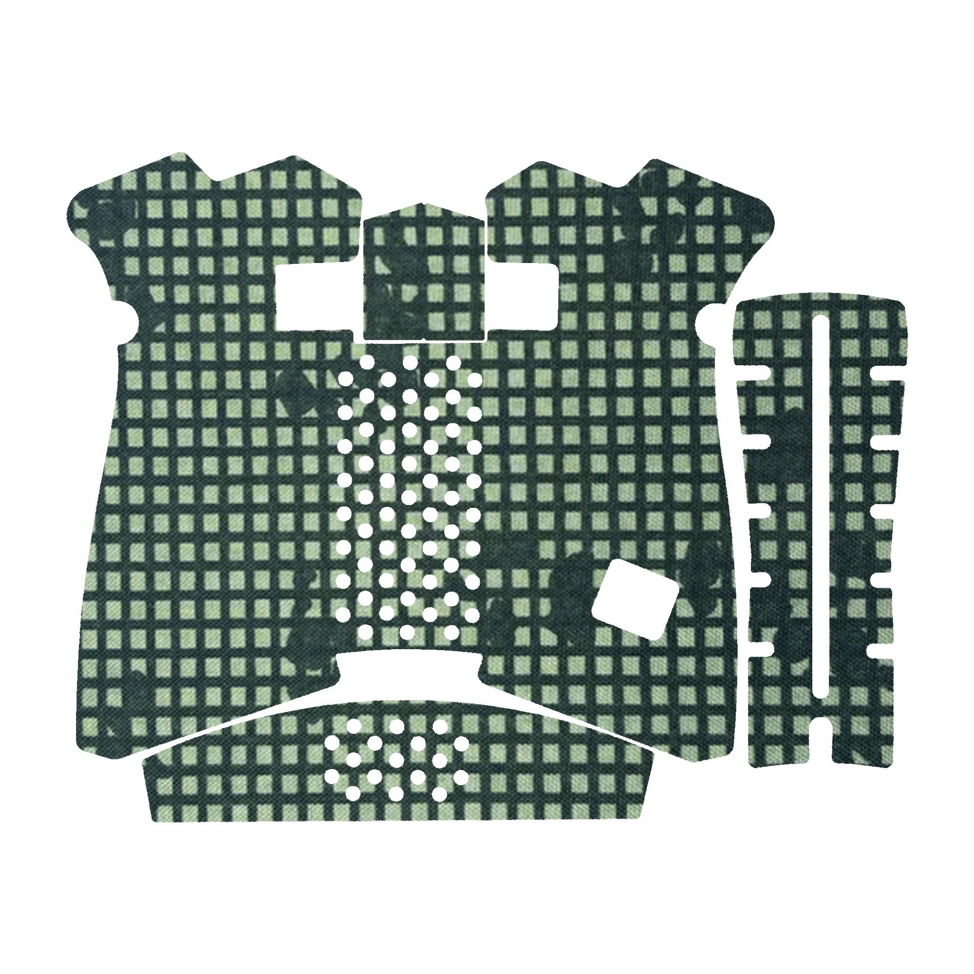 GLOCK G19X/G45/G47 Pistols grip wrap kit outline, Desert Night Camo