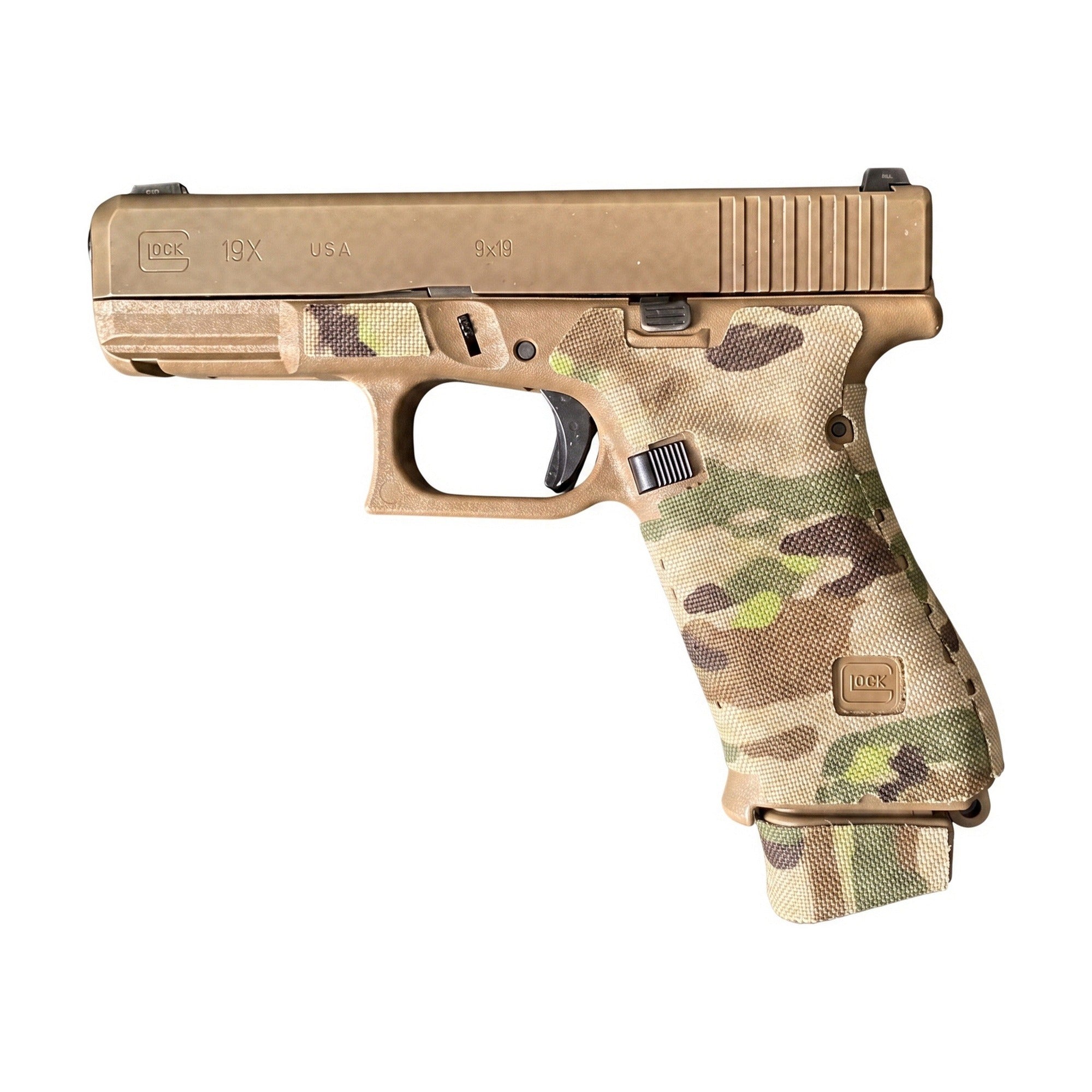 GLOCK G19X/G45/G47 Pistols Cordura grip wrap, MultiCam