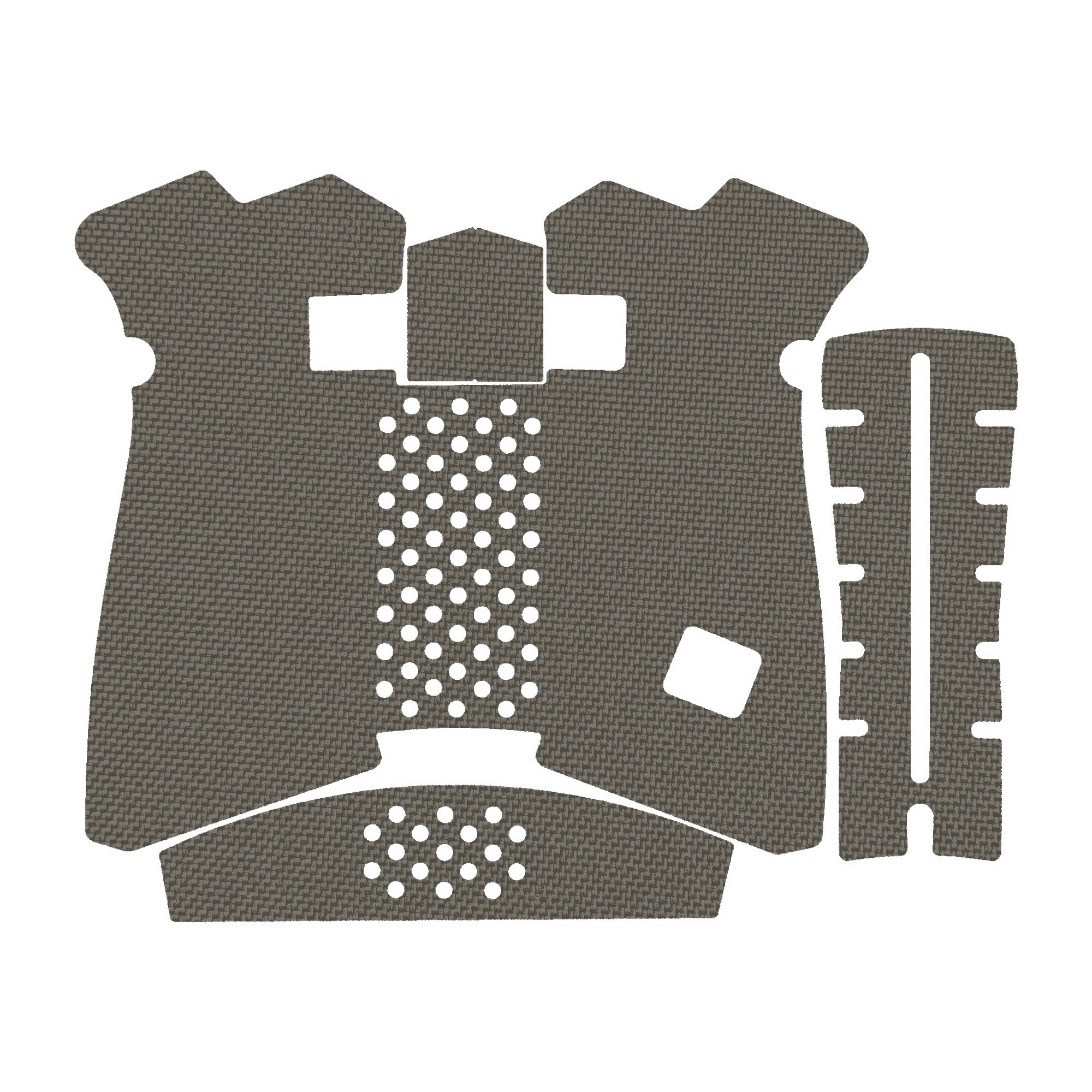 GLOCK G19X/G45/G47 Pistols grip wrap kit outline, Ranger Green