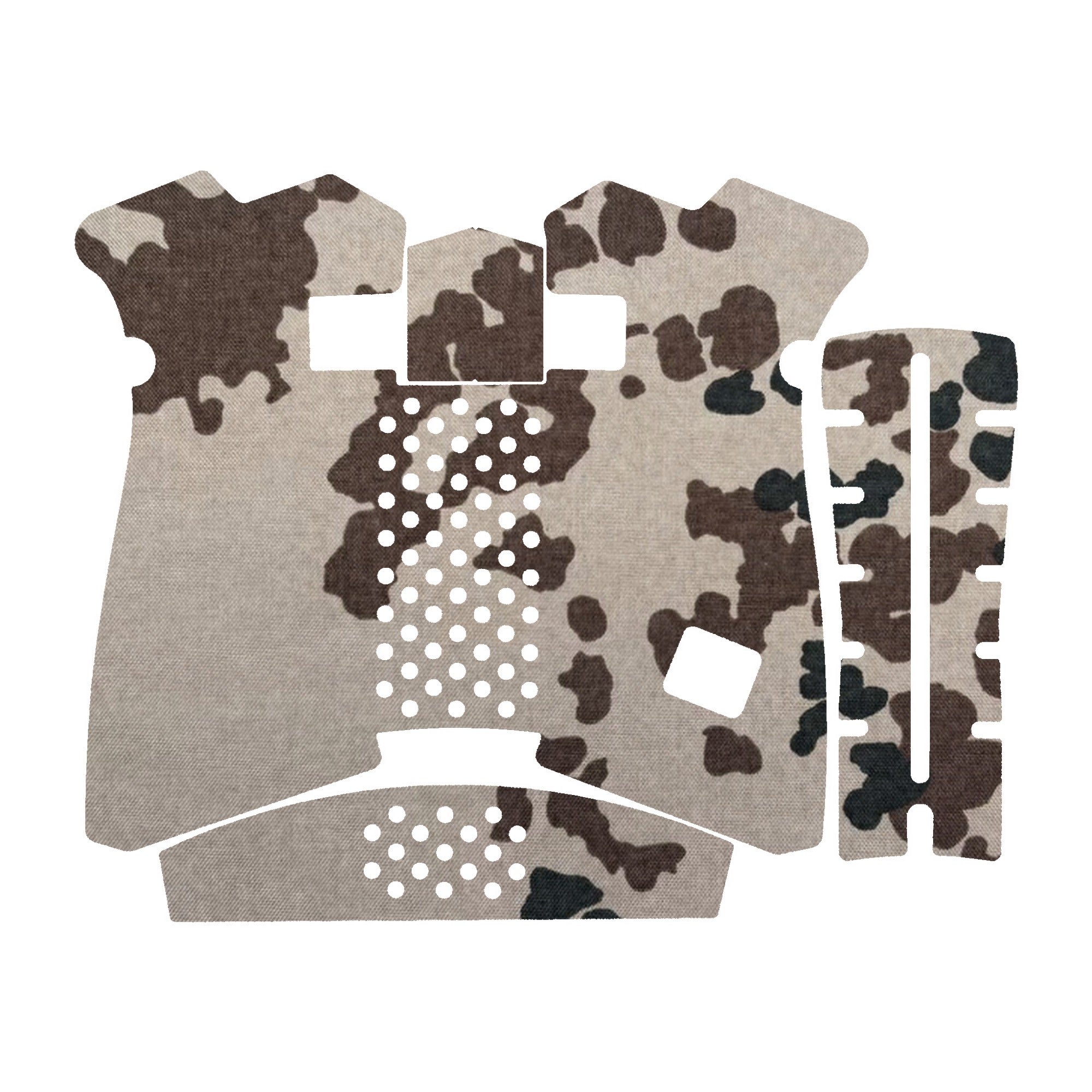 GLOCK G19X/G45/G47 Pistols grip wrap kit outline, Tropentarn