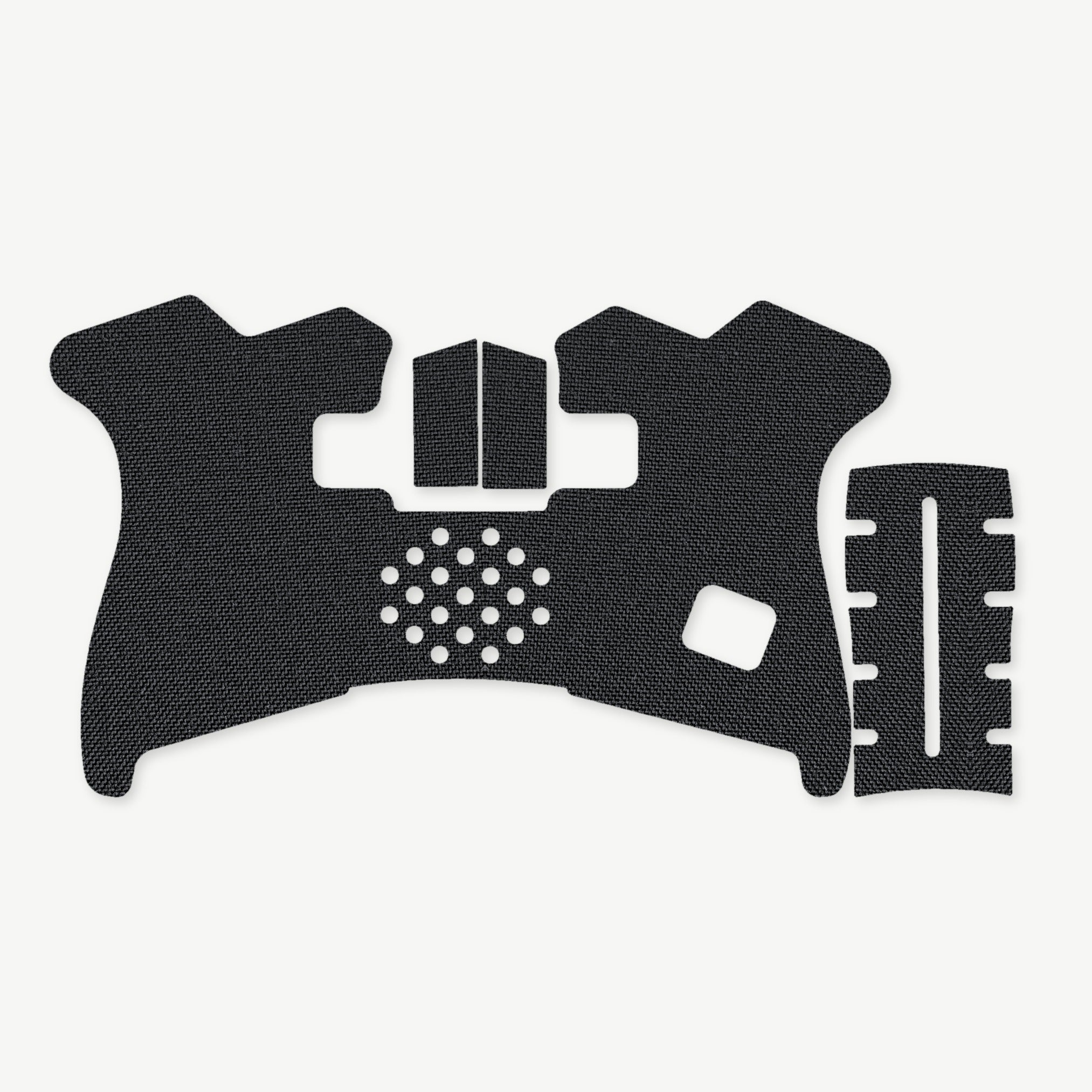 Grip Kit for GLOCK G26/G27/G33 Pistols (Gen 3–5) - die-cut Cordura 1000D kit pieces in Black - Combat Textiles