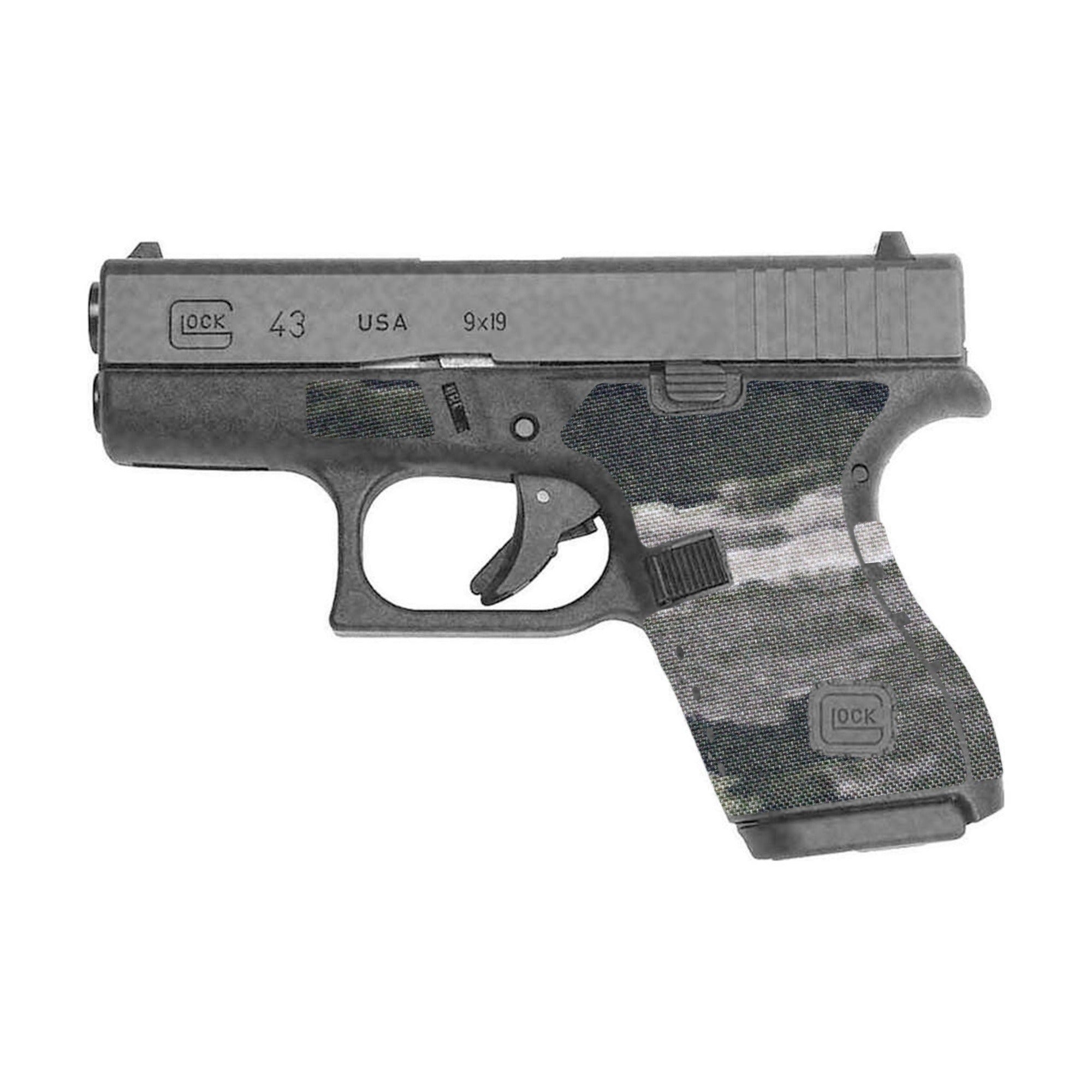 GLOCK G43 Pistols Cordura grip wrap, A-TACS iX