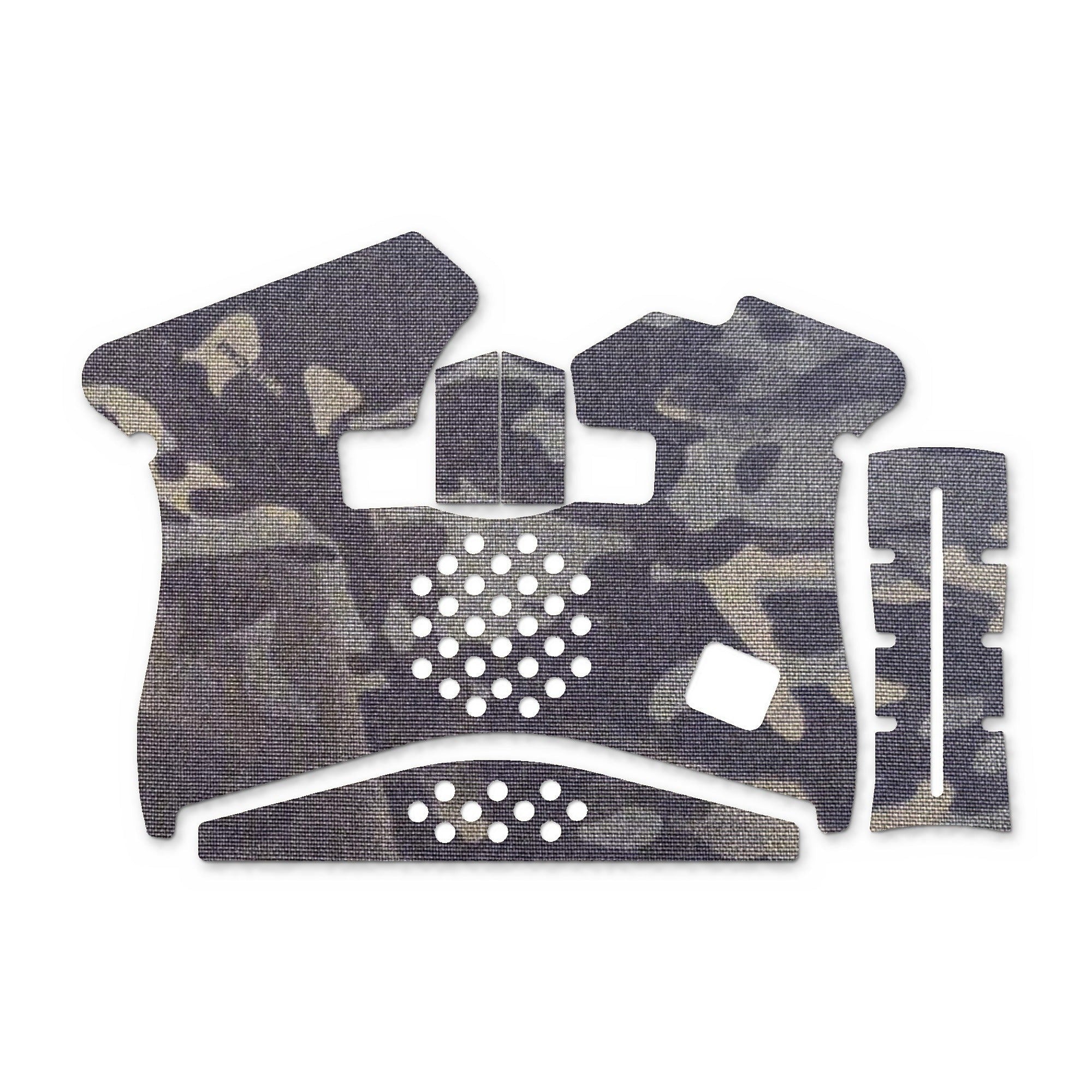 GLOCK G43 Pistols grip wrap kit outline, MultiCam Black