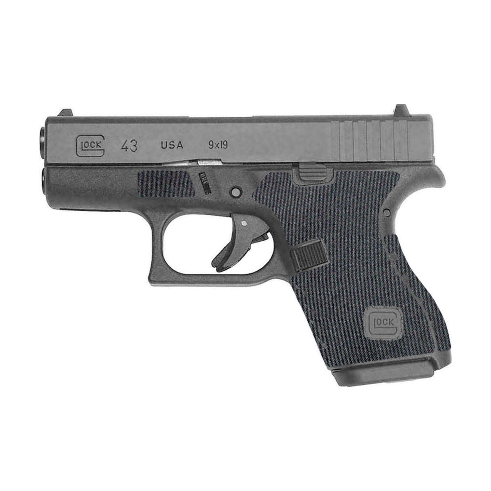 GLOCK G43 Pistols Cordura grip wrap, Black