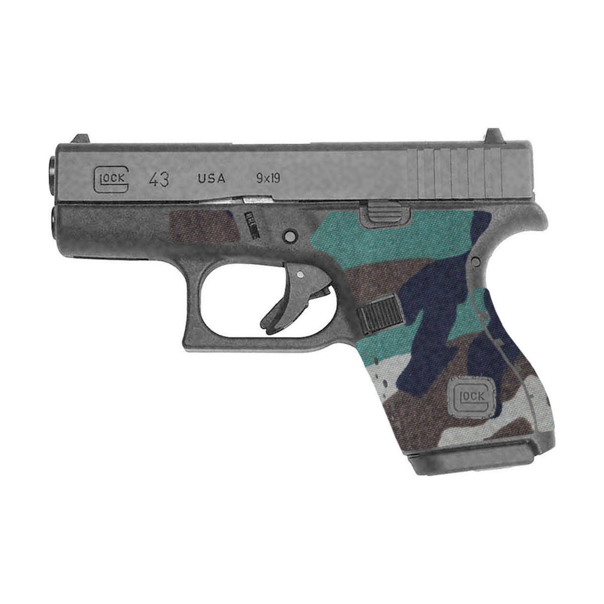 GLOCK G43 Pistols Cordura grip wrap, M81 Woodland