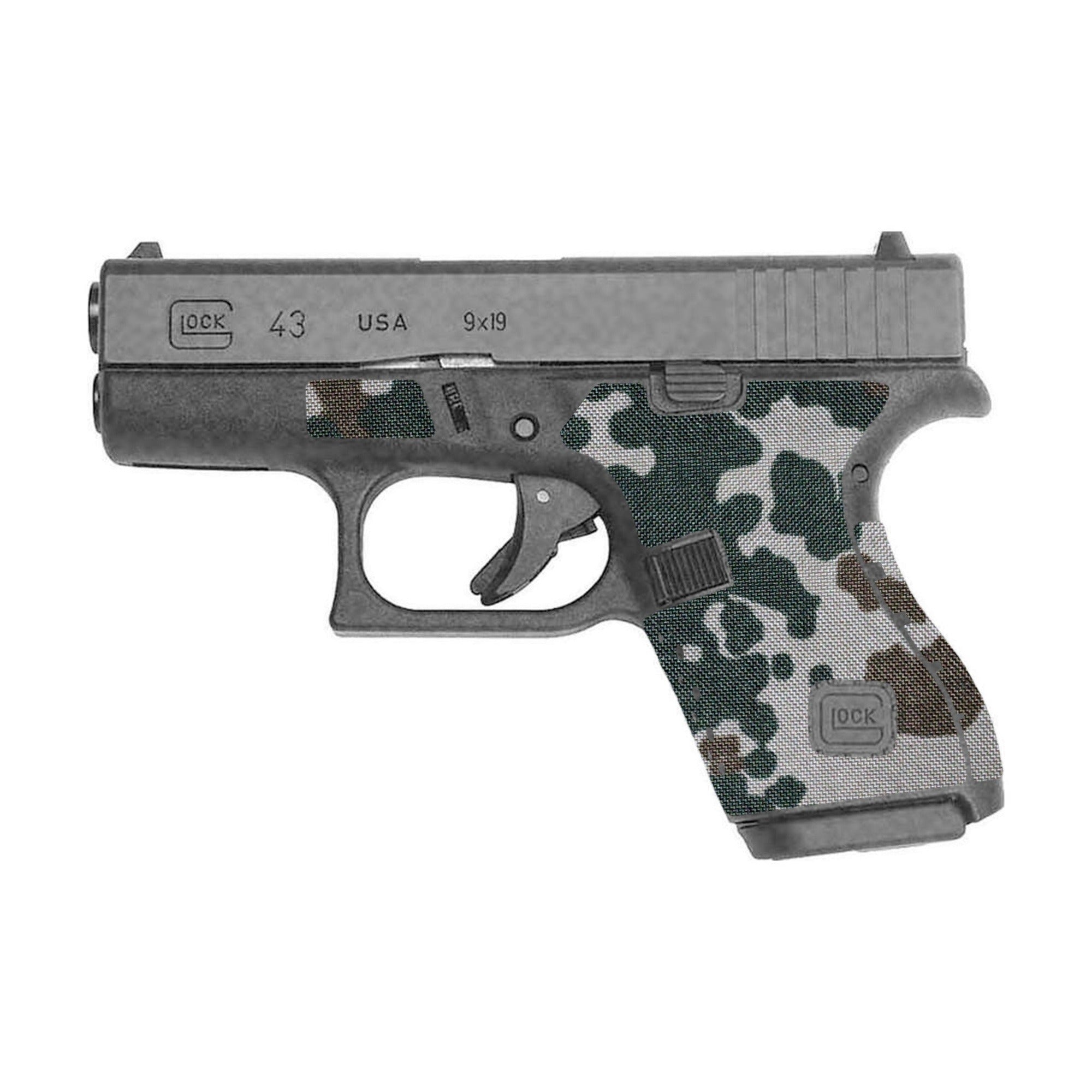 GLOCK G43 Pistols Cordura grip wrap, Tropentarn