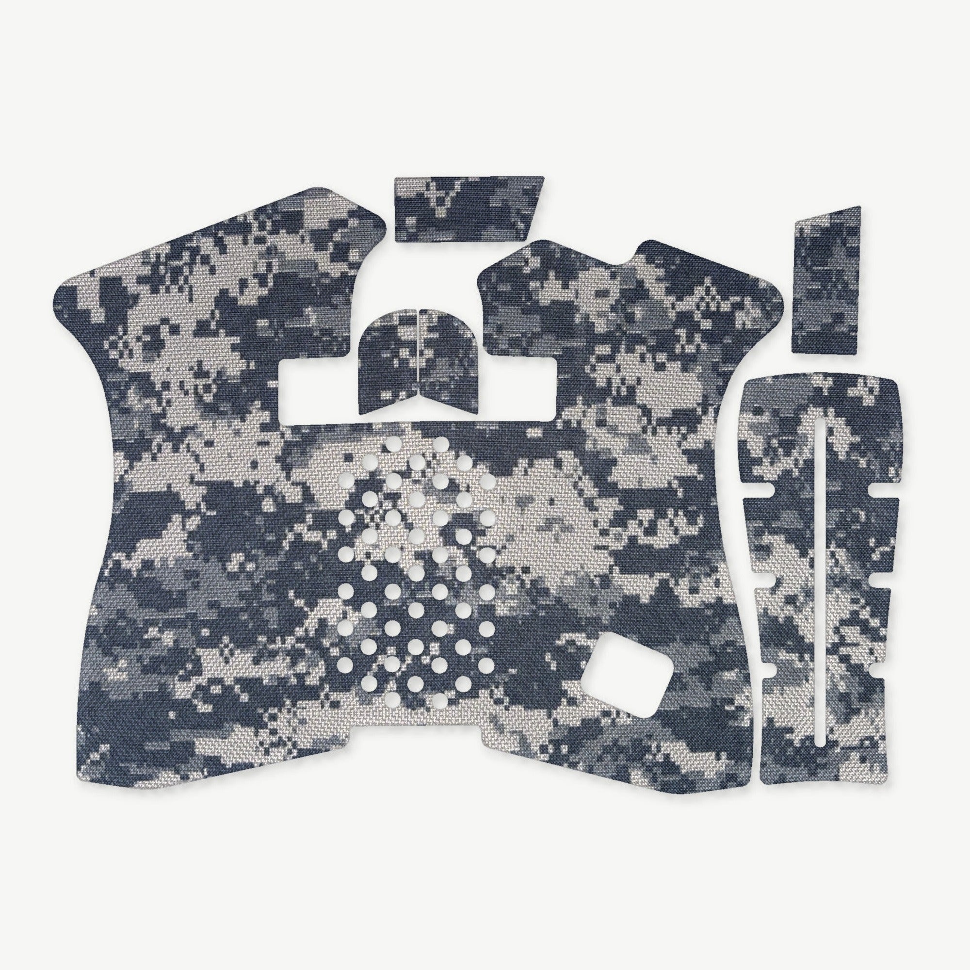 GLOCK G43X/G48 Pistols grip wrap die-cut kit outline, ACU - Combat Textiles