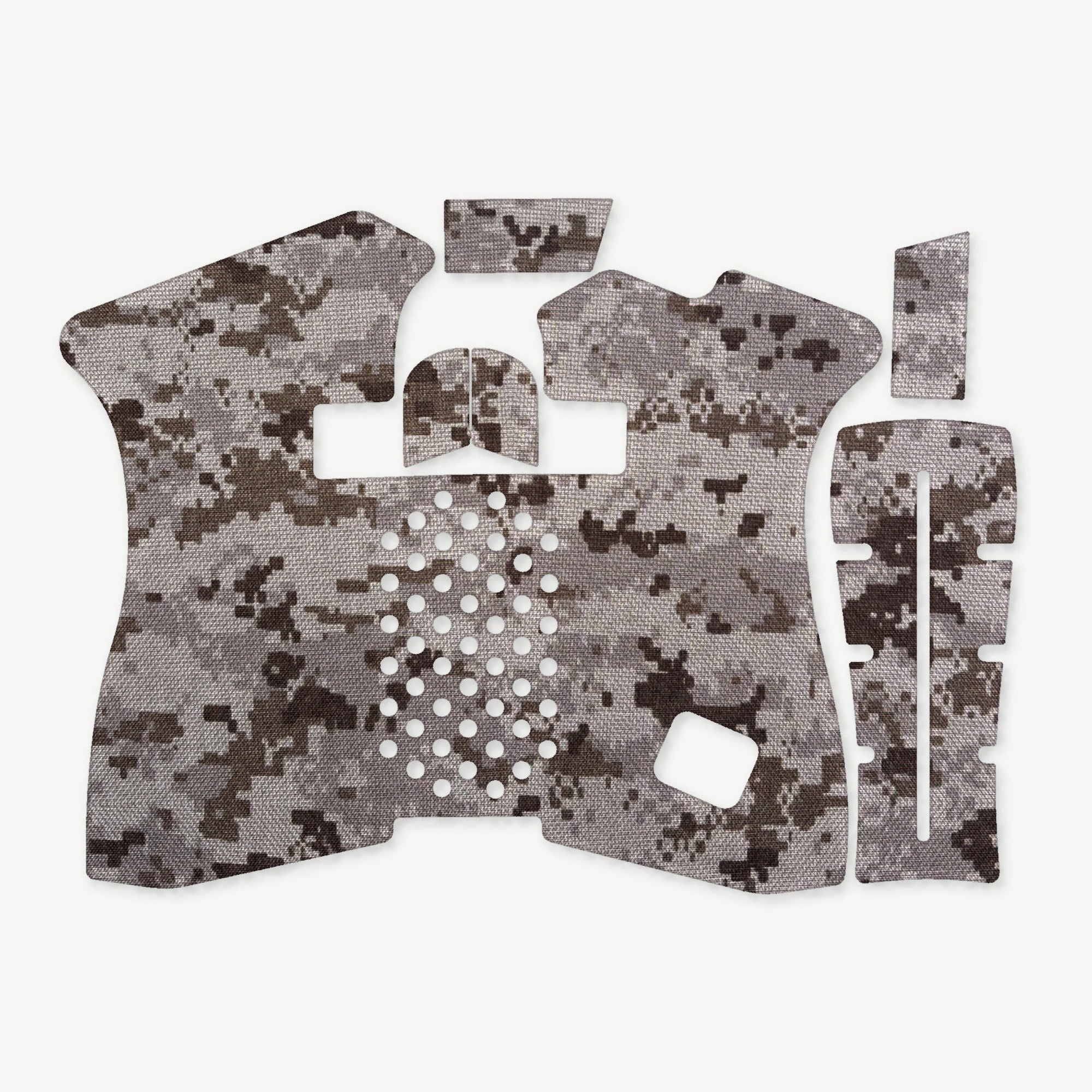GLOCK G43X/G48 Pistols grip wrap die-cut kit outline, ACU (Desert) - Combat Textiles