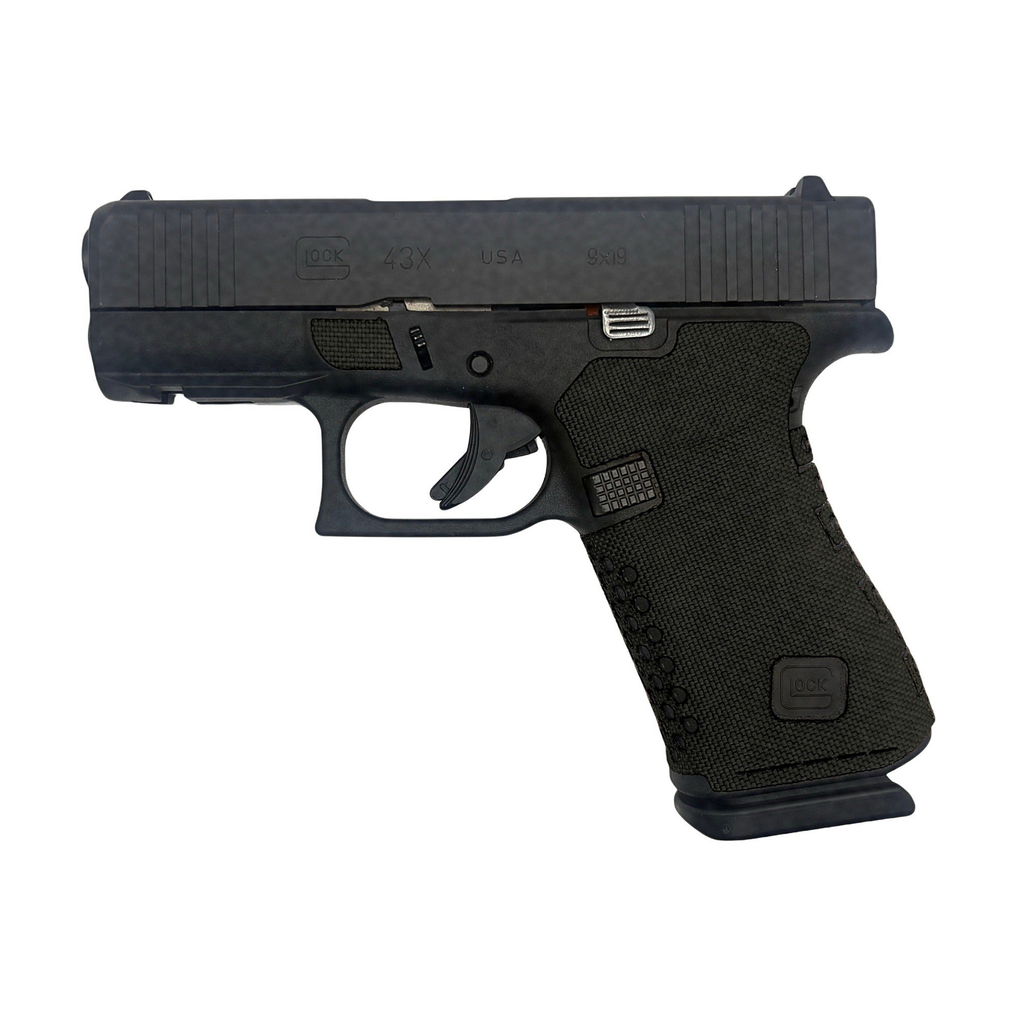GLOCK G43X/G48 Pistols Cordura grip wrap, Black
