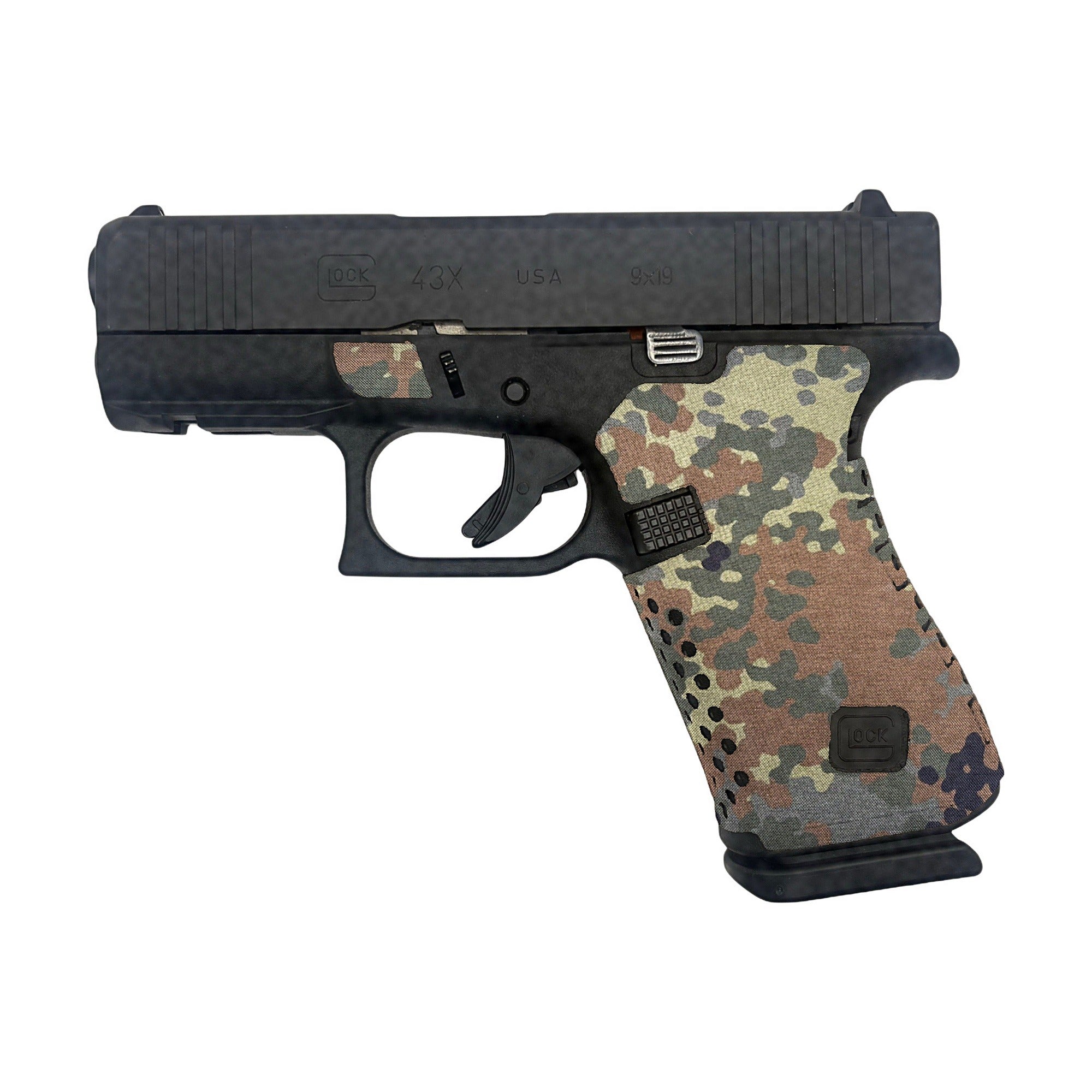 GLOCK G43X/G48 Pistols Cordura grip wrap, Flecktarn