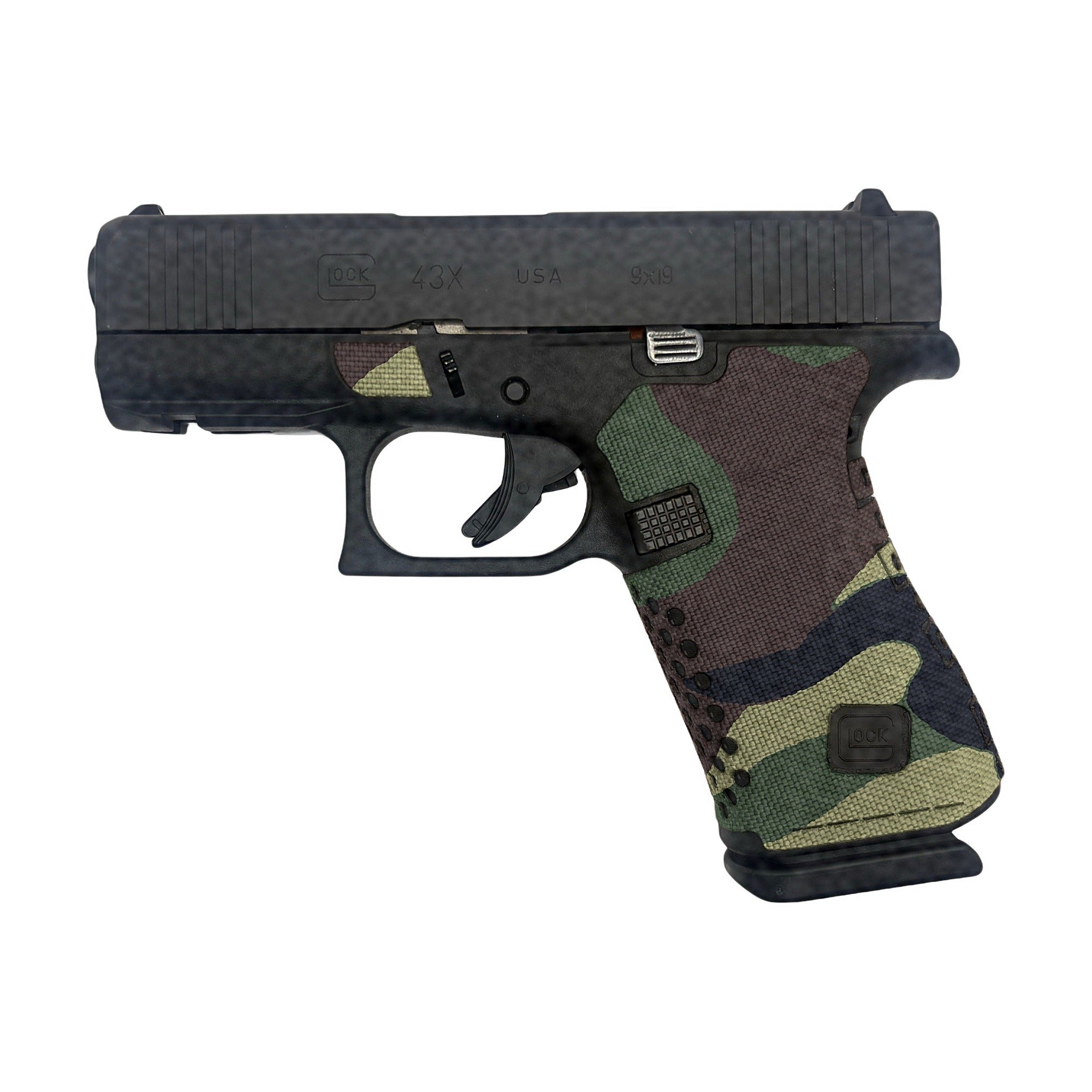 GLOCK G43X/G48 Pistols Cordura grip wrap, M81 Woodland