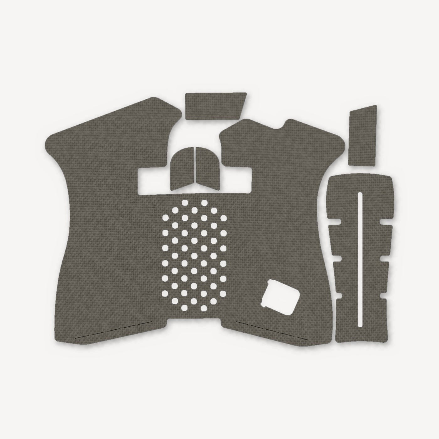 GLOCK G43X/G48 Pistols grip wrap die-cut kit outline, Ranger Green - Combat Textiles