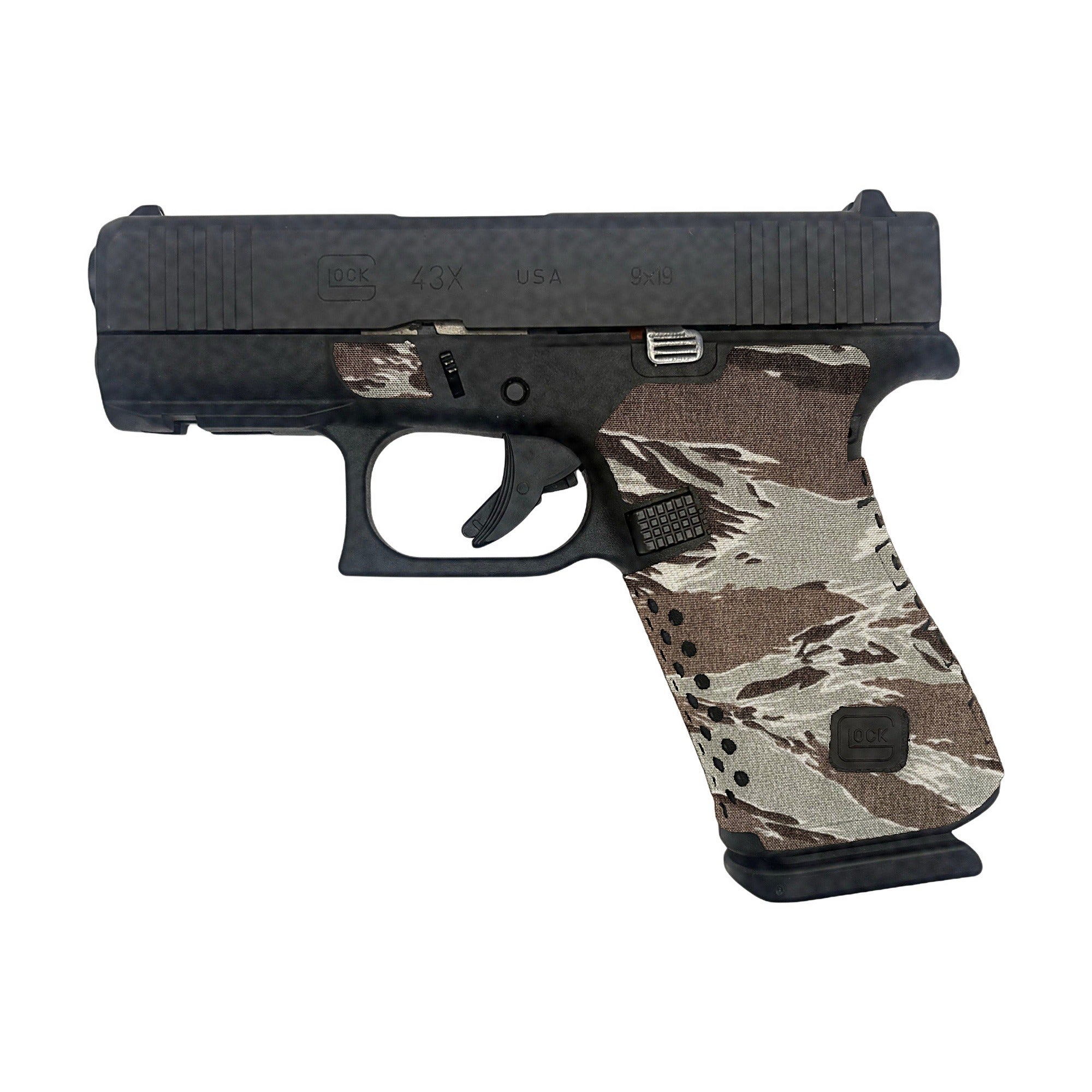 GLOCK G43X/G48 Pistols Cordura grip wrap, Tiger Stripe (ABU)