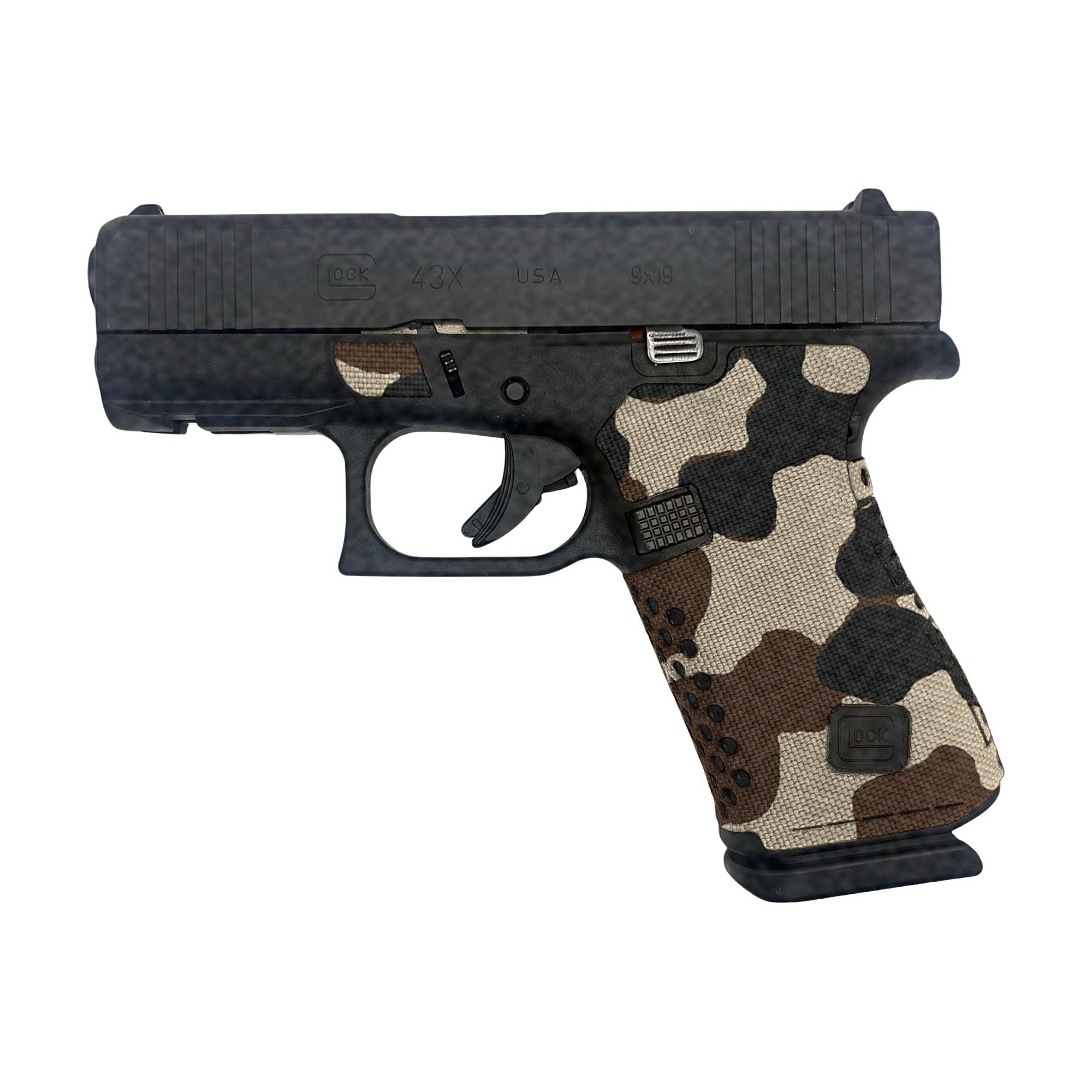 GLOCK G43X/G48 Pistols Cordura grip wrap, Tropentarn