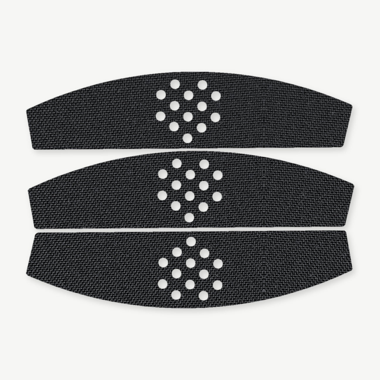 Mag Wrap Kit for GLOCK Double-Stack Pistols (Factory +2 Magazine Extension) - die-cut Cordura 1000D kit pieces in Black - Combat Textiles