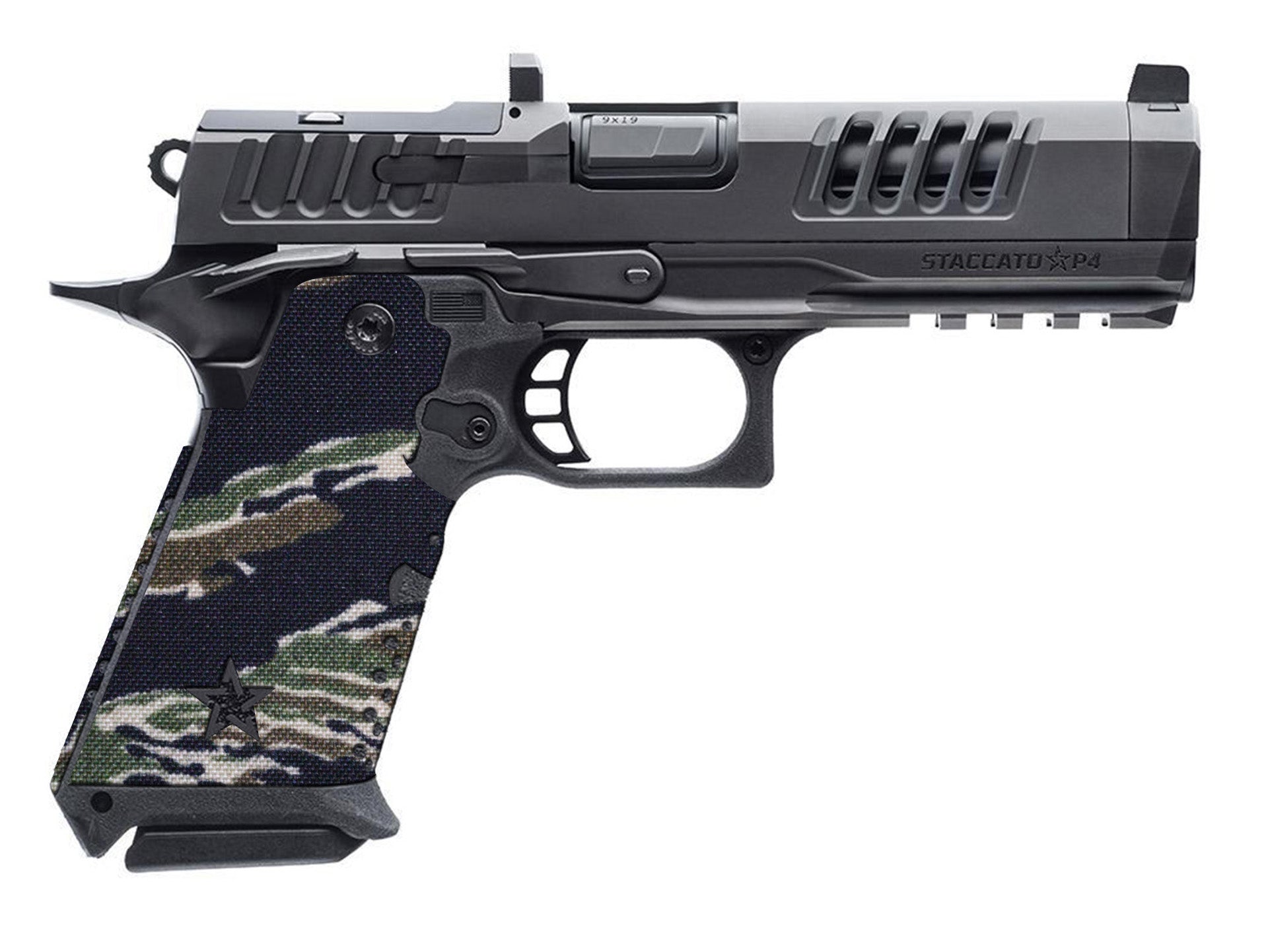 Staccato HD P4 - Tiger Stripe Green/Black