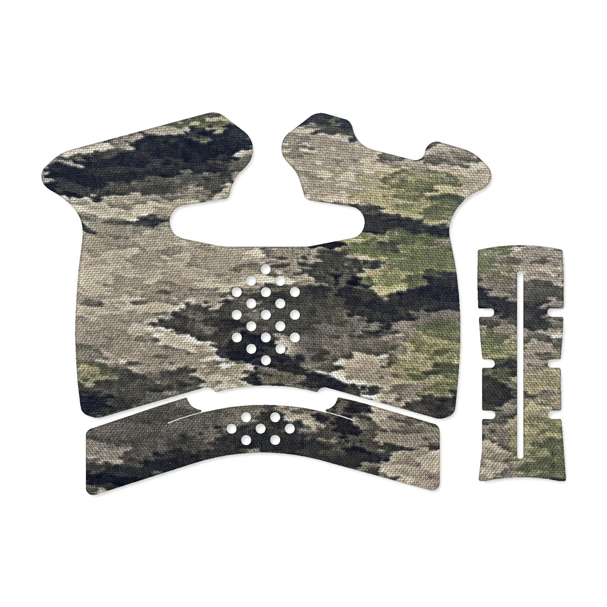 Springfield Hellcat grip wrap kit outline, A-TACS iX