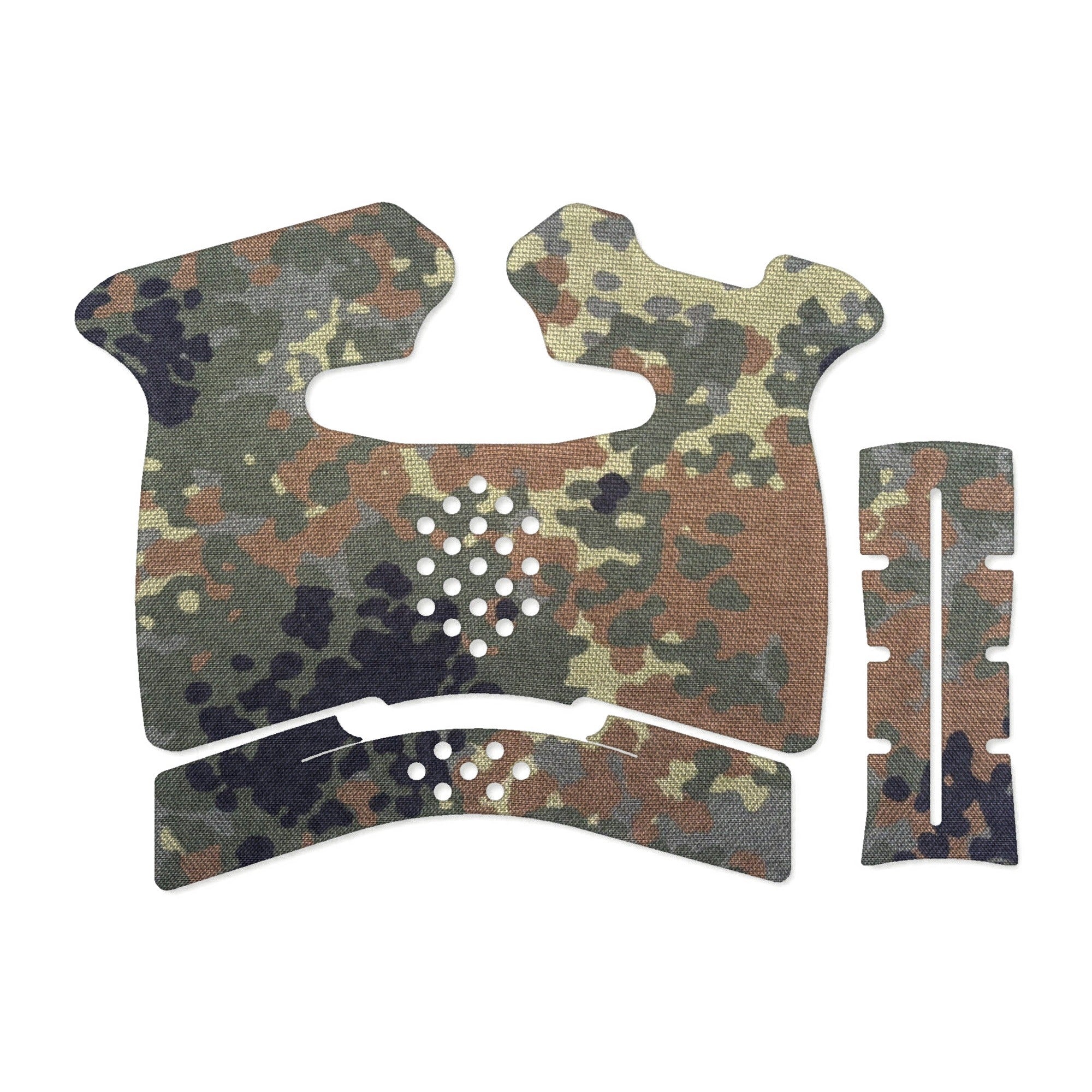 Springfield Hellcat grip wrap kit outline, Flecktarn