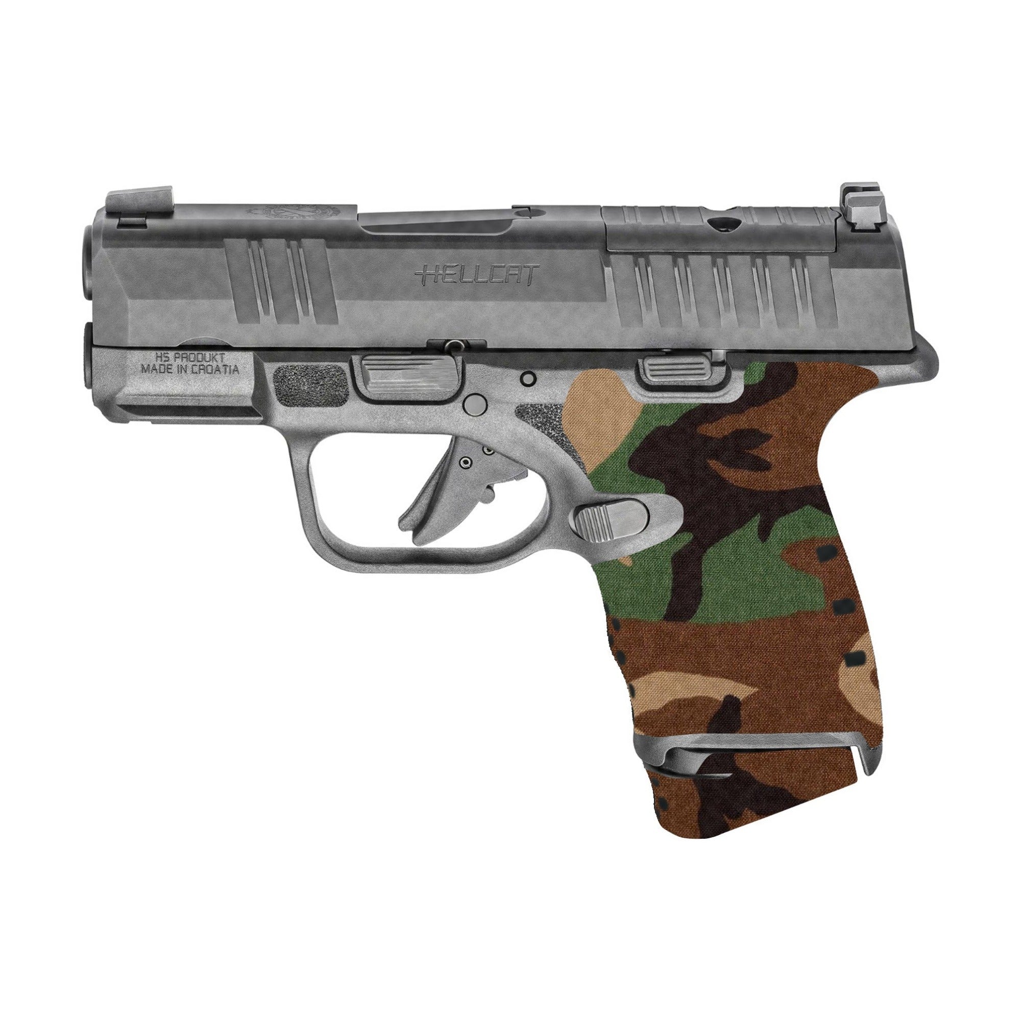 Springfield Hellcat Cordura grip wrap, M81 Woodland