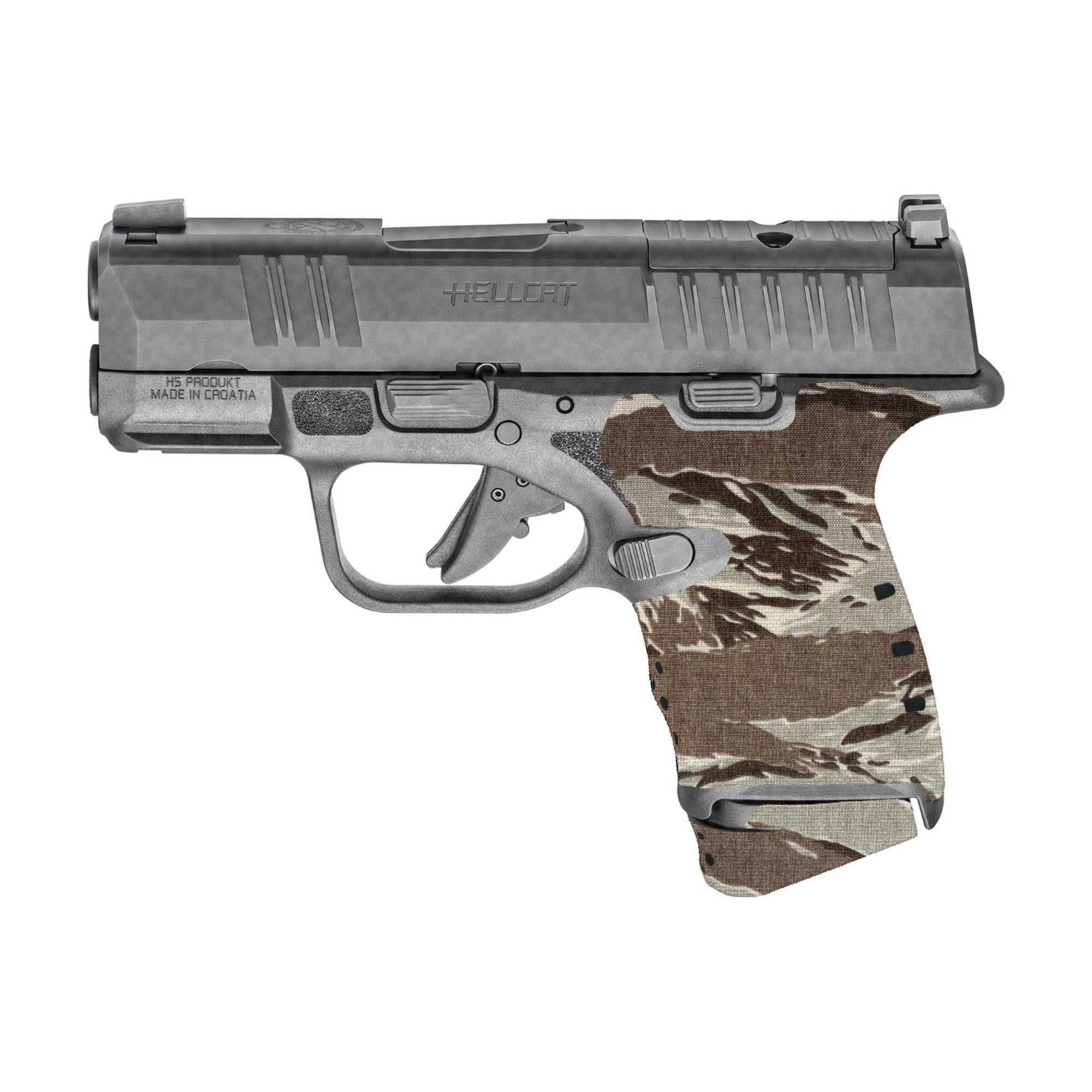 Springfield Hellcat Cordura grip wrap, Tiger Stripe (ABU)