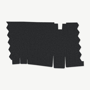 Mag Wrap Kit for HEXMAG AR15/M4/M16 (30-Round Magazine) - die-cut Cordura 1000D kit pieces in Black - Combat Textiles