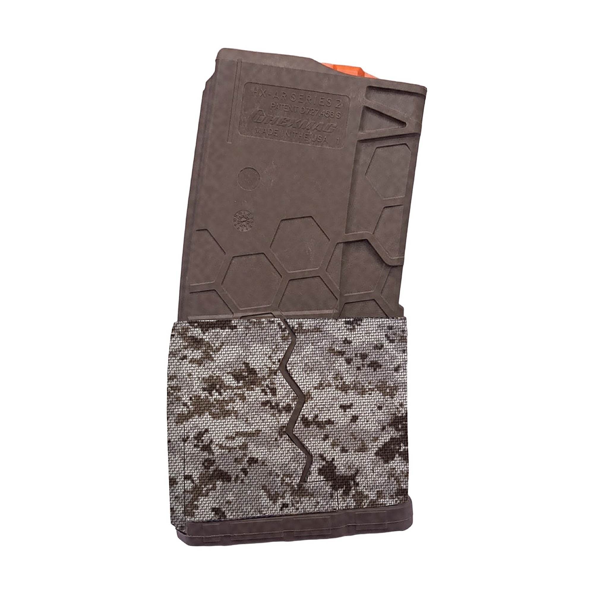 HEXMAG AR15/M4/M16 (20-Round Magazine) Cordura mag wrap, ACU (Desert)