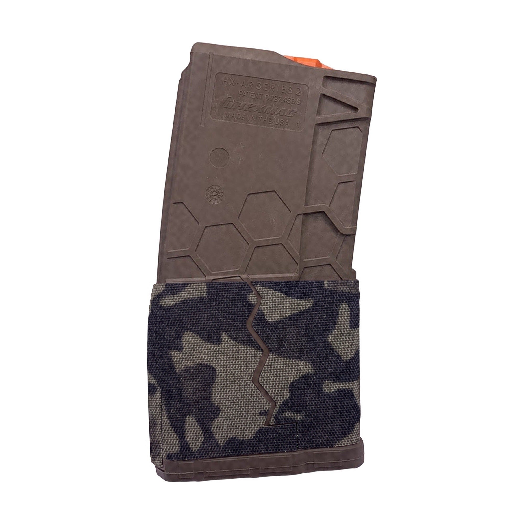 HEXMAG AR15/M4/M16 (20-Round Magazine) Cordura mag wrap, MultiCam Black