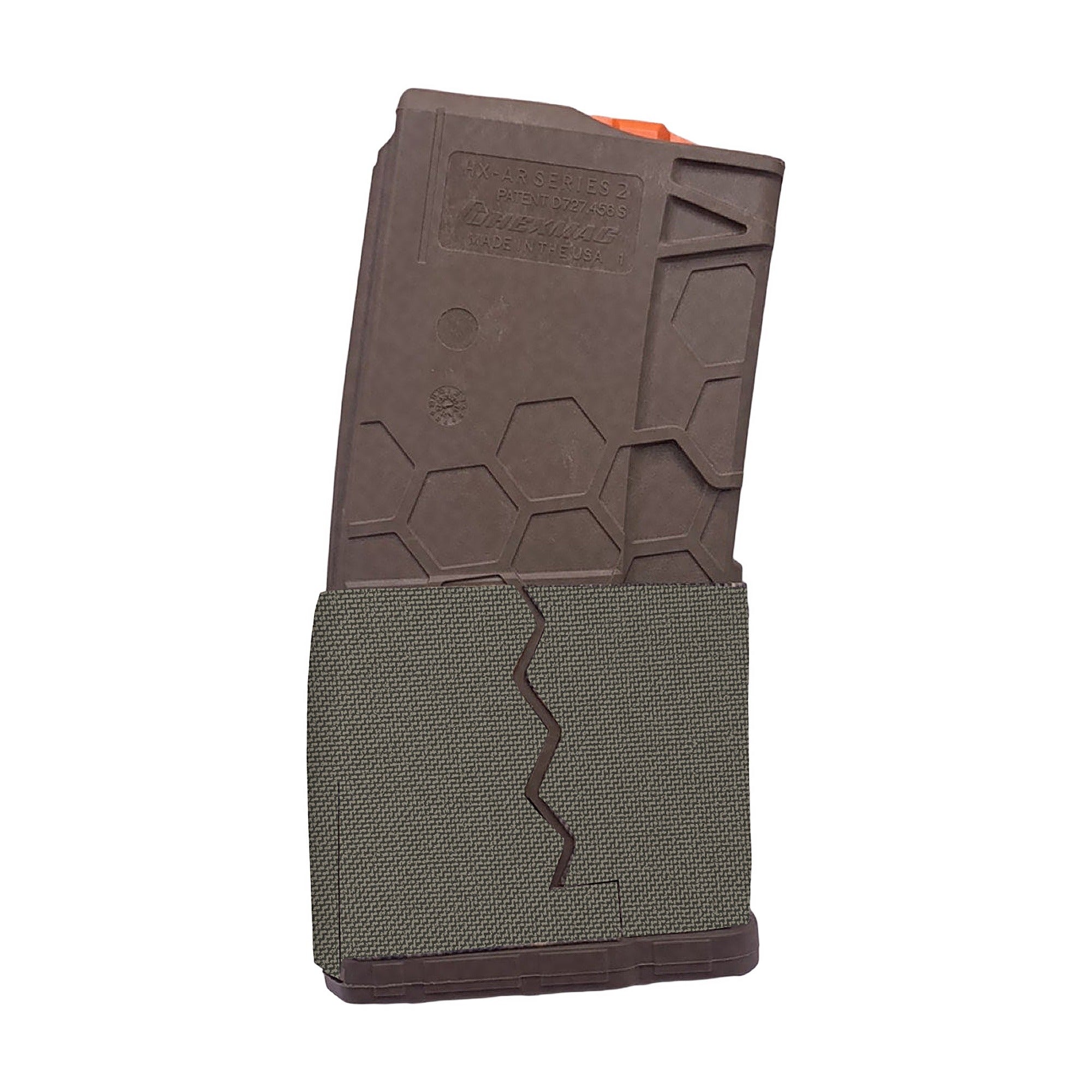 HEXMAG AR15/M4/M16 (20-Round Magazine) Cordura mag wrap, Ranger Green