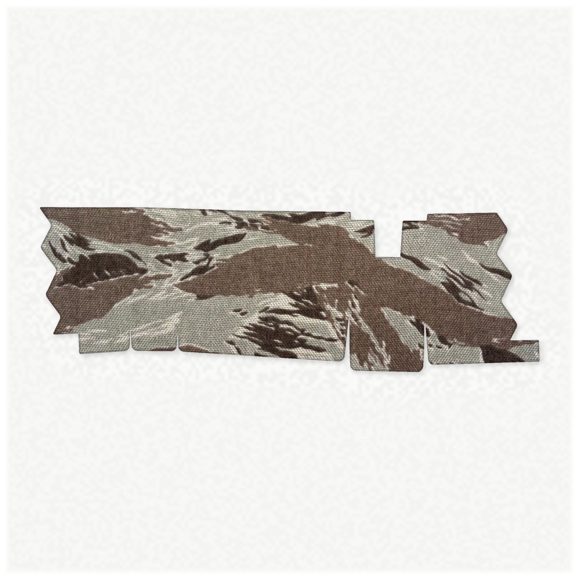 HEXMAG AR15/M4/M16 (20-Round Magazine) mag wrap kit outline, Tiger Stripe (Desert)