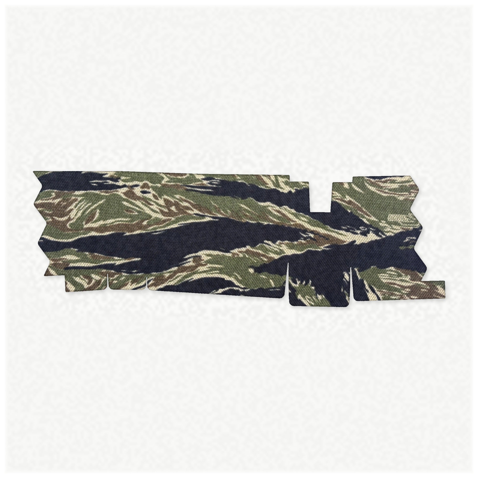 HEXMAG AR15/M4/M16 (20-Round Magazine) mag wrap kit outline, Tiger Stripe (Green/Black)