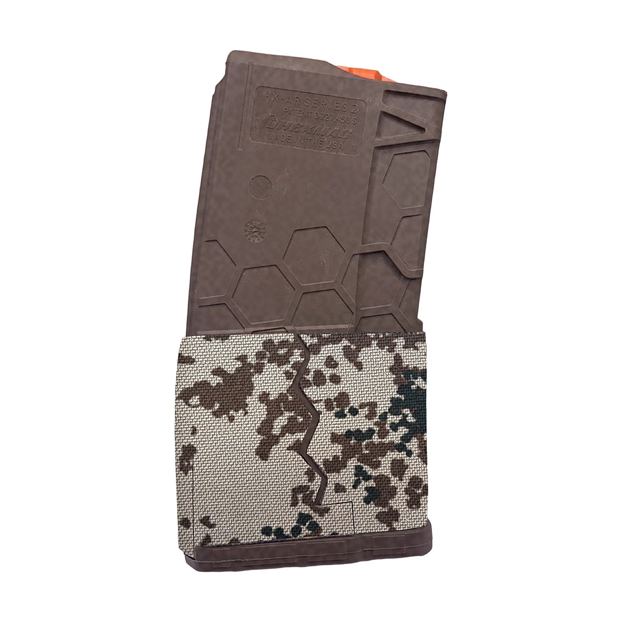 HEXMAG AR15/M4/M16 (20-Round Magazine) Cordura mag wrap, Tropentarn