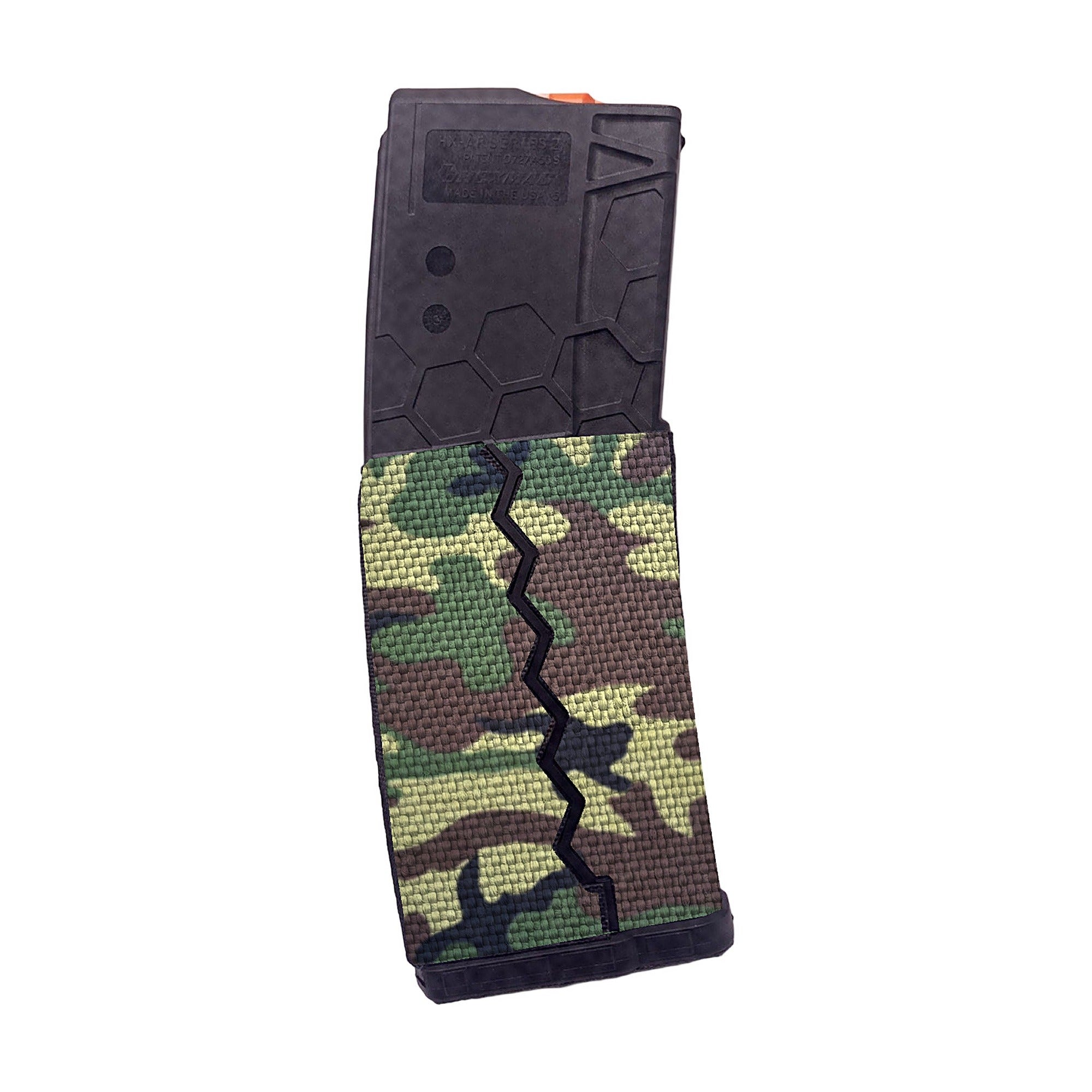 HEXMAG AR15/M4/M16 (30-Round Magazine) Cordura mag wrap, M81 Woodland