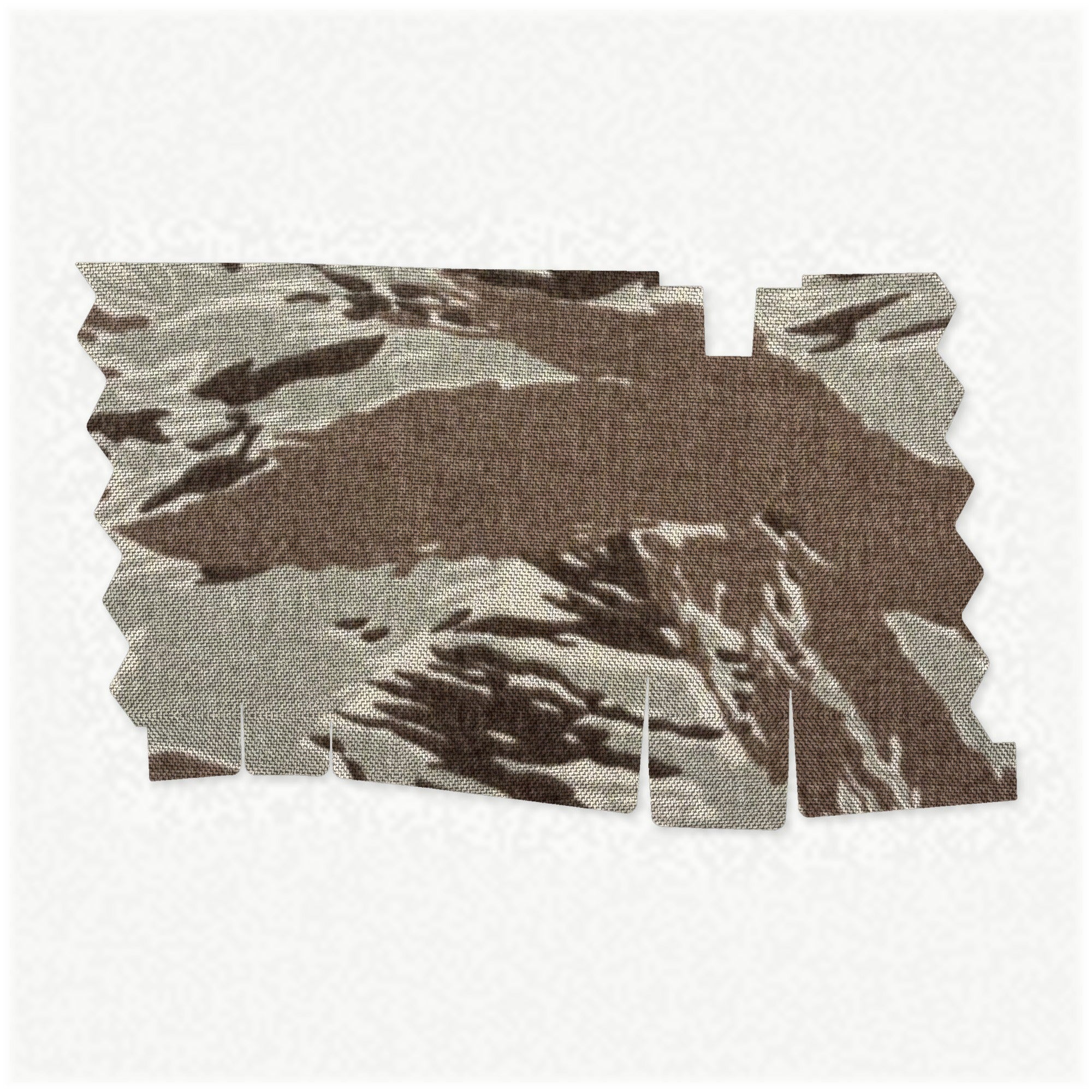 HEXMAG AR15/M4/M16 (30-Round Magazine) mag wrap kit outline, Tiger Stripe (Desert)